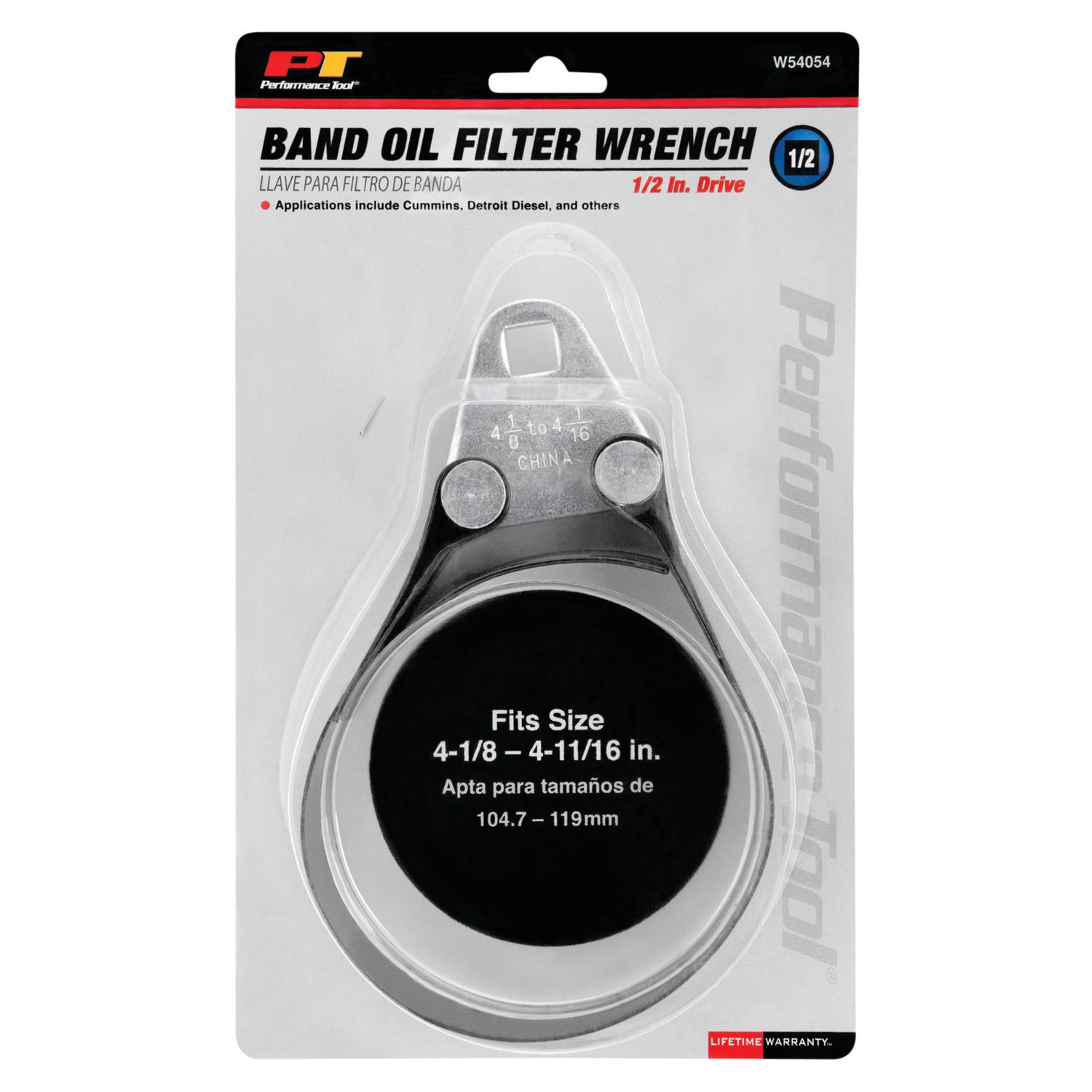 Performance Tool W54054 Oil Filter Wrench product image 1 of 2