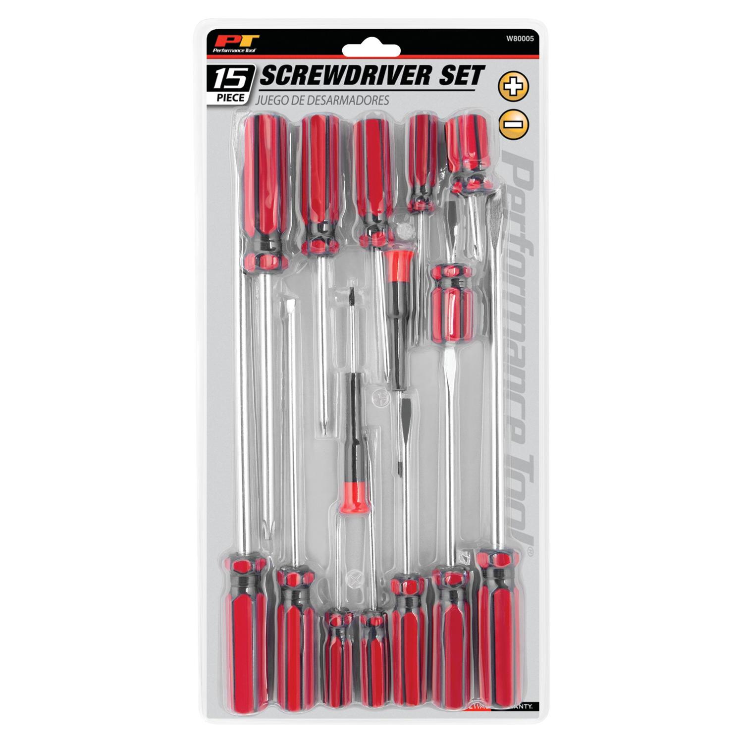 Performance Tool W80005 Screwdriver Set product image 1 of 2