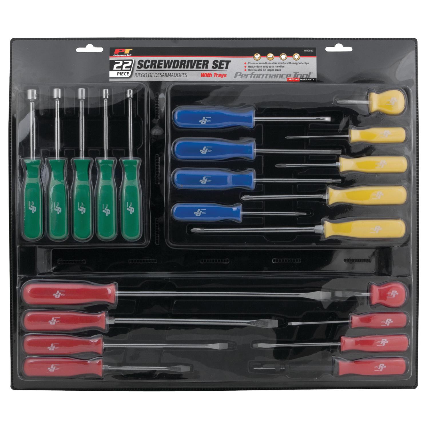 Performance Tool W80022 Screwdriver Set product image 1 of 2