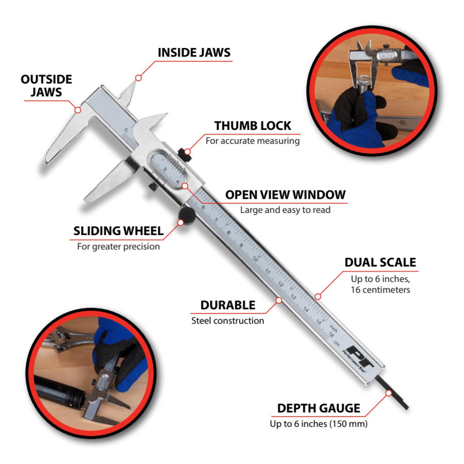 Performance Tool W80163 Caliper Measuring Tool product image 4 of 11