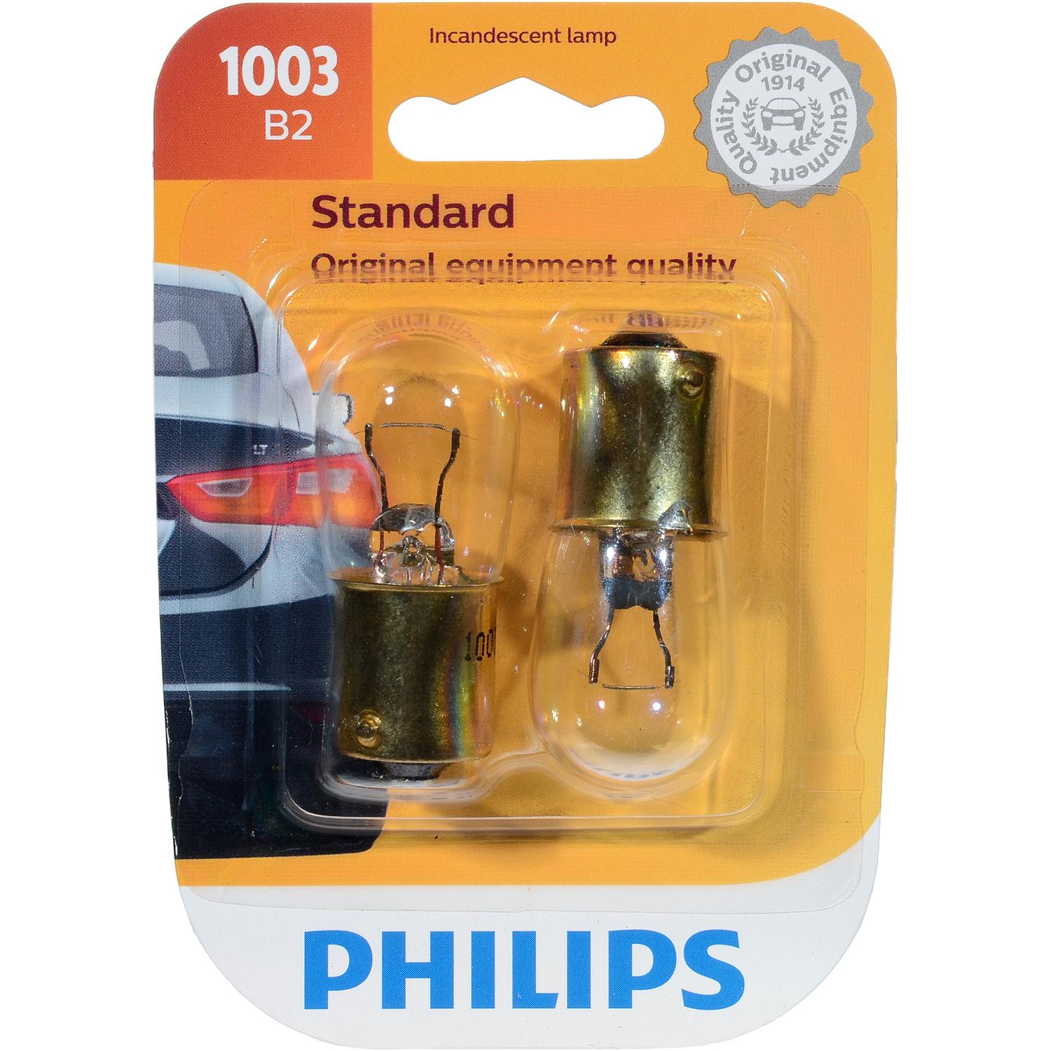 Philips 1003B2 - Center High Mount Stop Light Bulb Philips 1003B2 Back Up Light Bulb product image 7 of 10