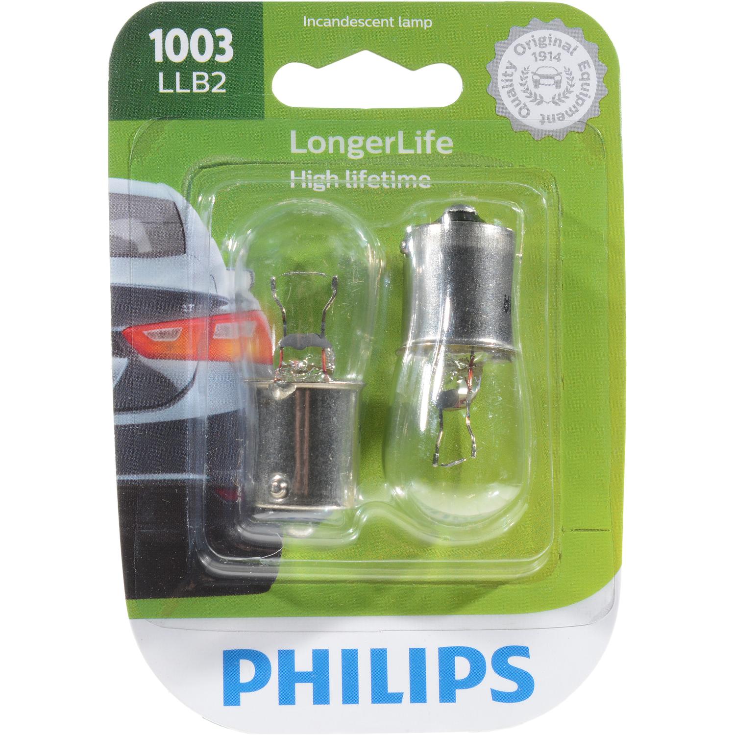 Philips 1003LLB2 - Center High Mount Stop Light Bulb Philips 1003LLB2 Back Up Light Bulb product image 7 of 10
