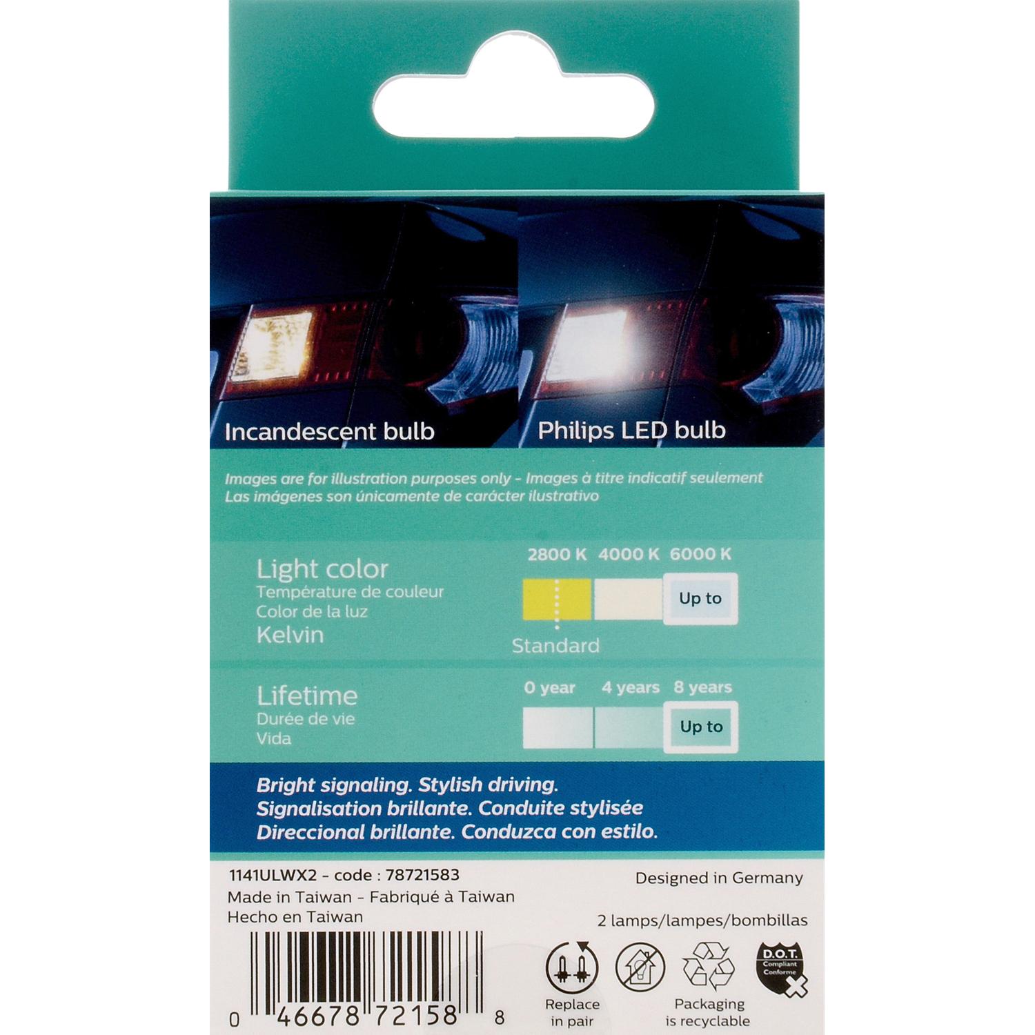 Philips 1141WLED Back Up Light Bulb product image 6 of 10