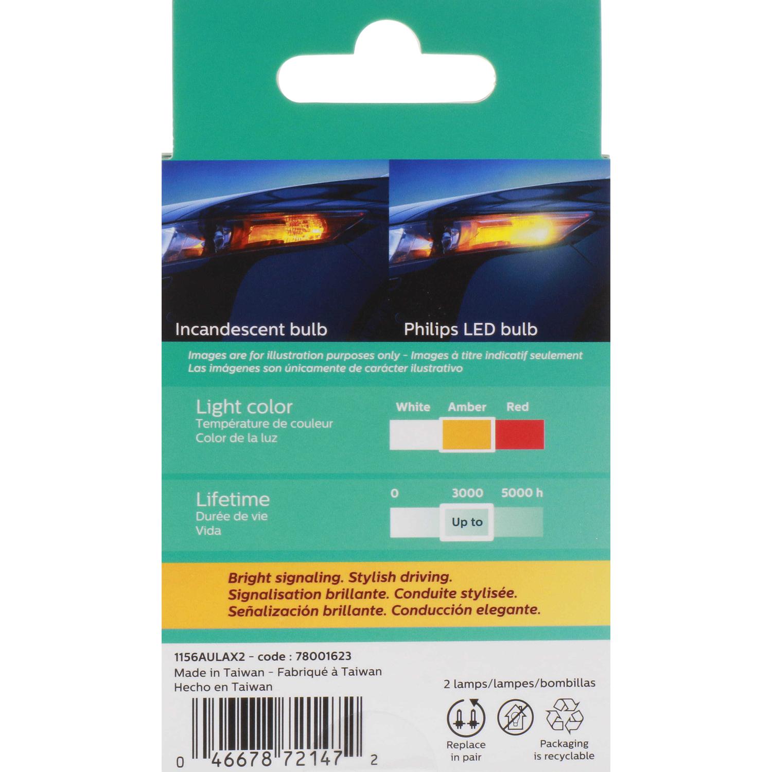Philips 1156ALED Courtesy Light Bulb product image 7 of 11