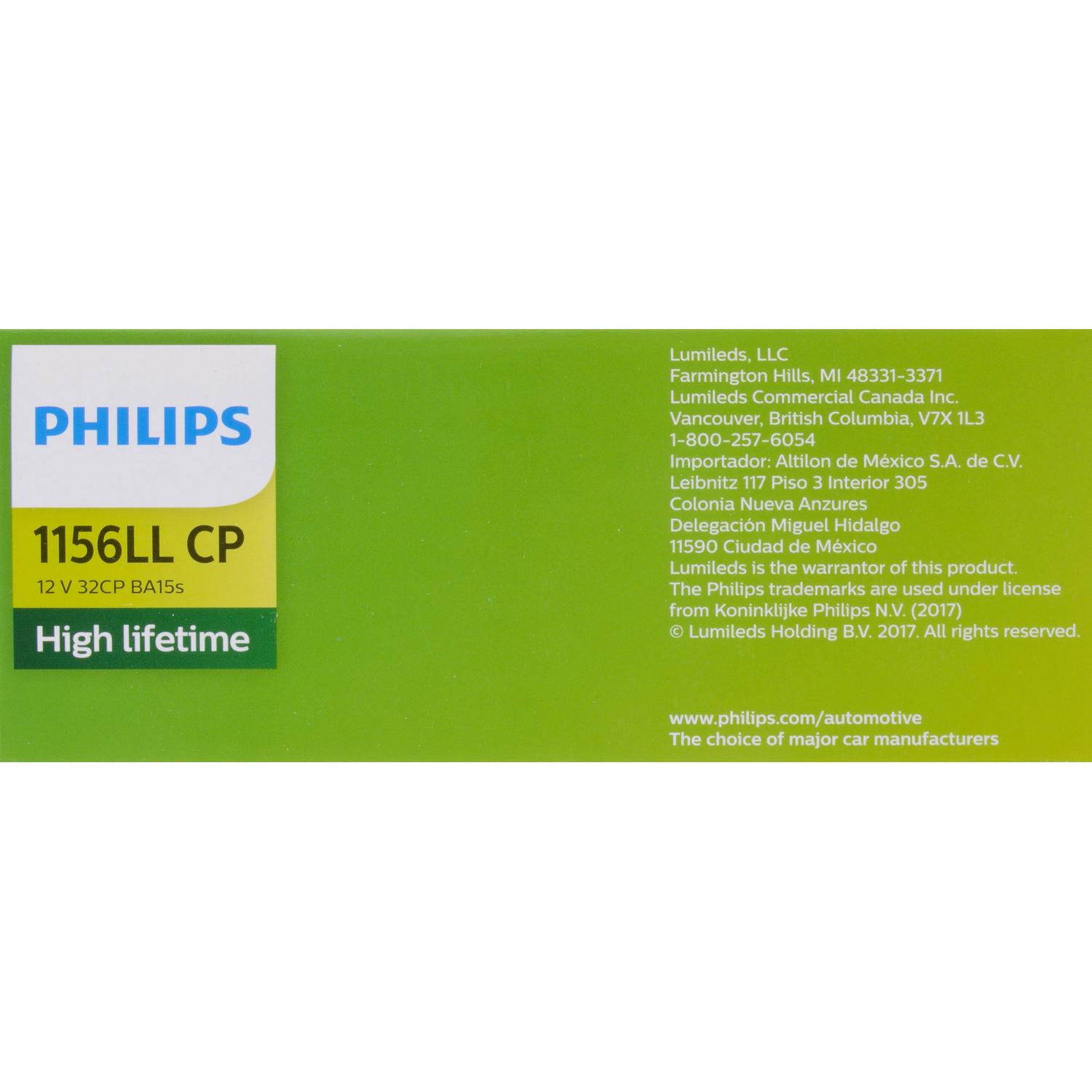 Philips 1156LLCP - Center High Mount Stop Light Bulb Philips 1156LLCP Back Up Light Bulb product image 6 of 10