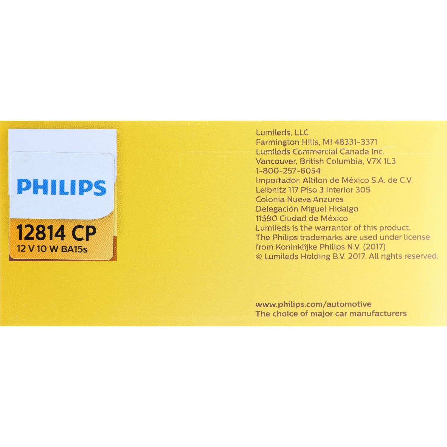 Philips 12814CP - Multi Purpose Light Bulb Philips 12814CP Back Up Light Bulb product image 6 of 10