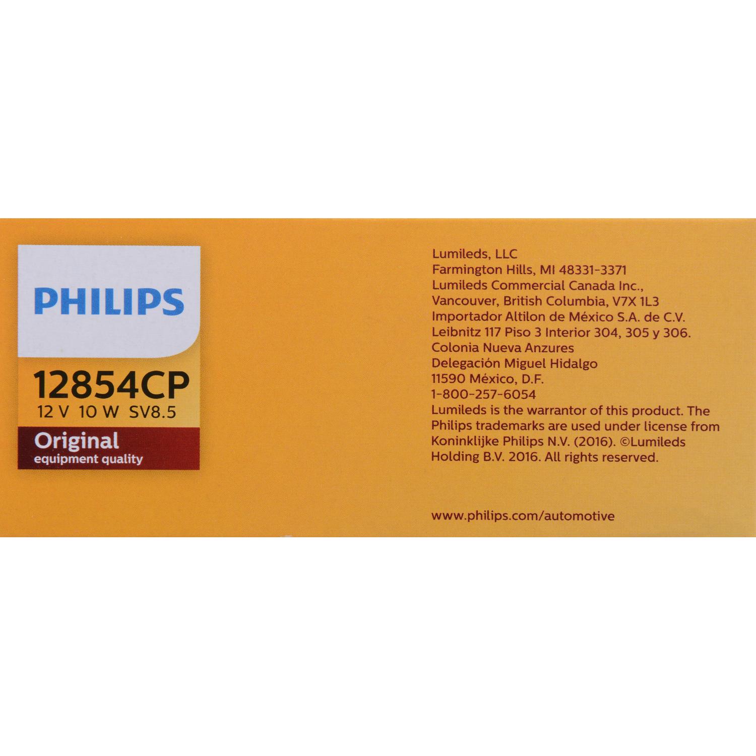 Philips 12854CP - Multi Purpose Light Bulb Philips 12854CP Dome Light Bulb product image 5 of 9