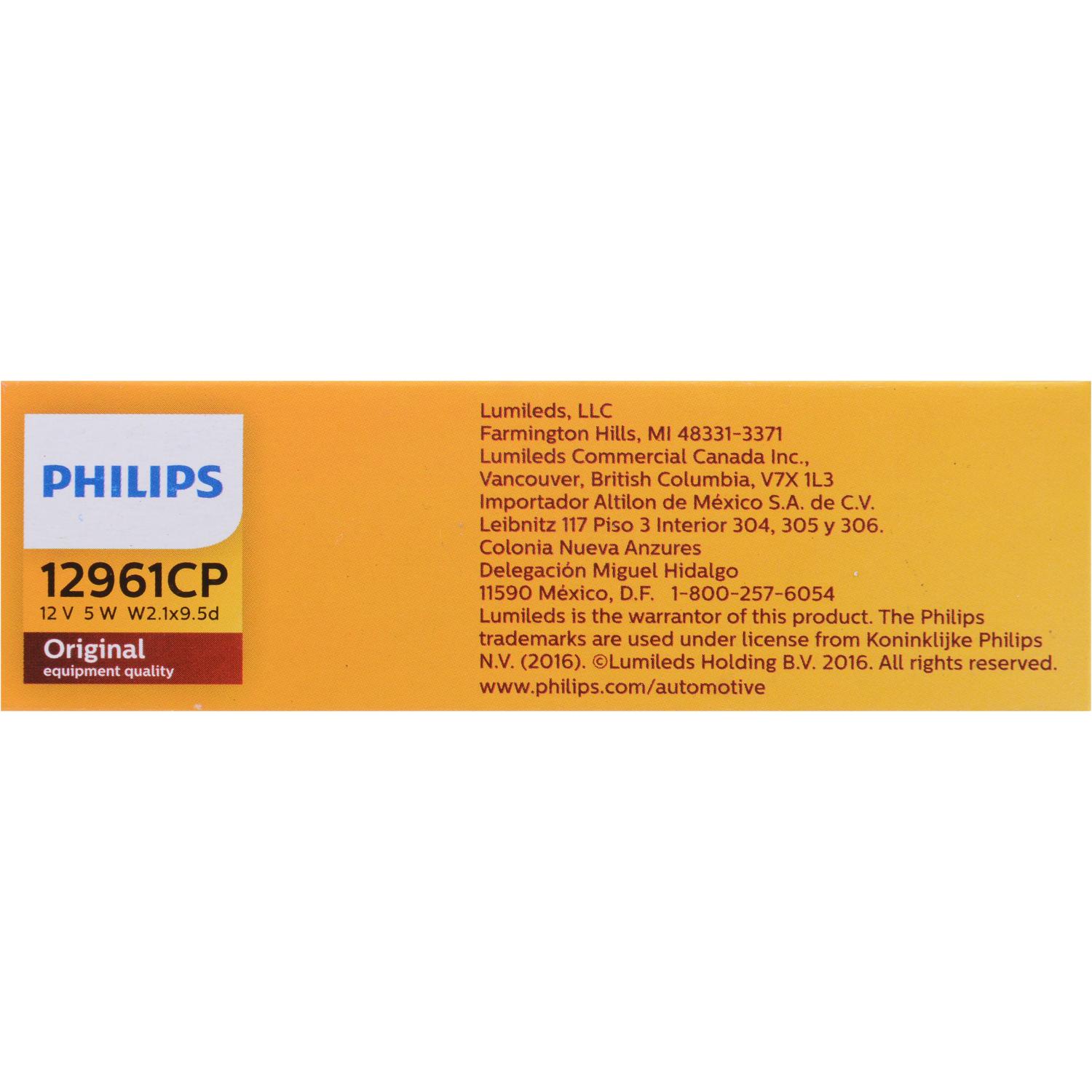 Philips 12961CP - Multi Purpose Light Bulb Philips 12961CP Back Up Light Bulb product image 5 of 9