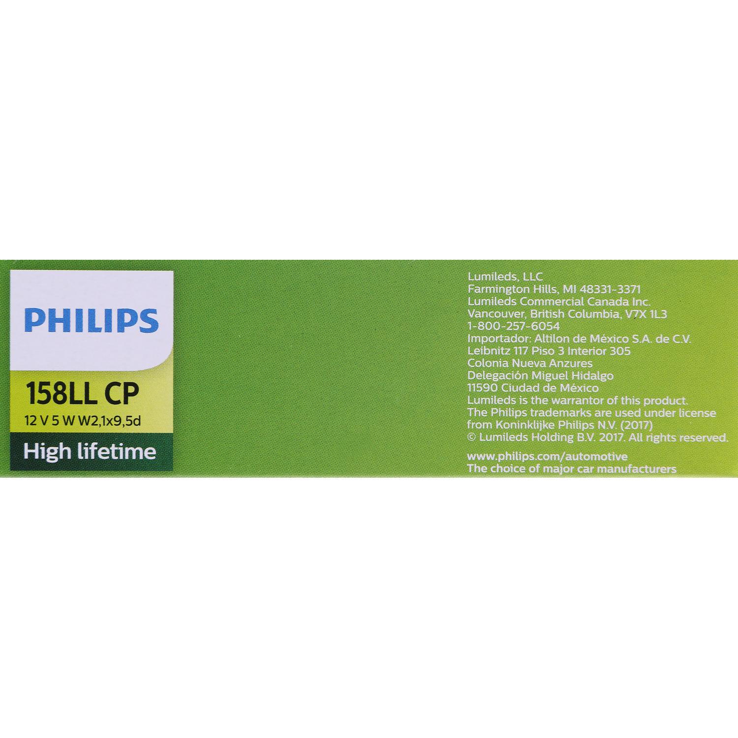 Philips 158LLCP - Instrument Panel Light Bulb Philips 158LLCP Ash Tray Light Bulb product image 6 of 10