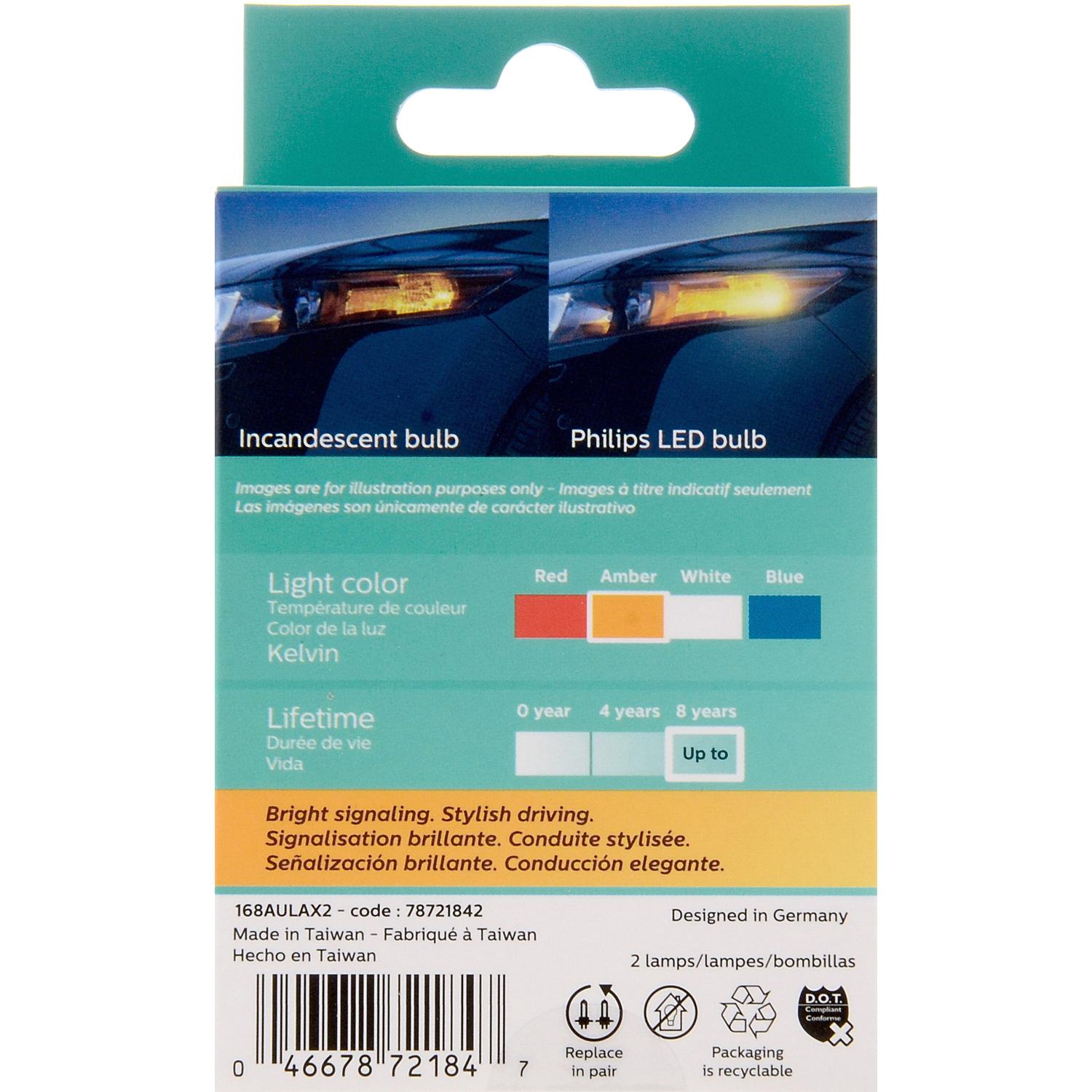 Philips 168ALED Ash Tray Light Bulb product image 6 of 10