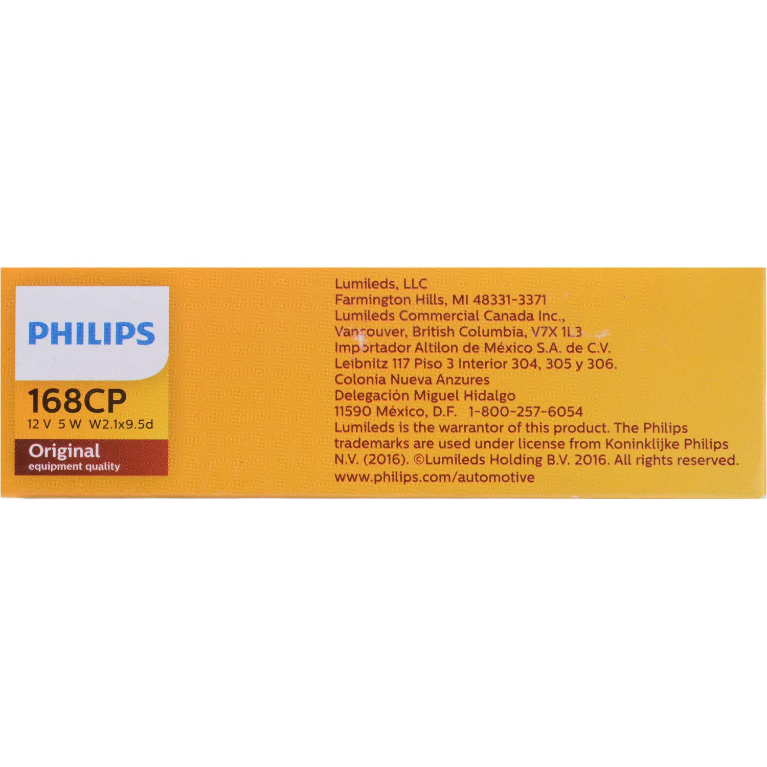 Philips 168CP - Multi Purpose Light Bulb Philips 168CP Ash Tray Light Bulb product image 5 of 9