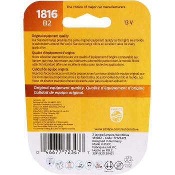 Philips 1816B2 Ash Tray Light Bulb product image 6 of 10