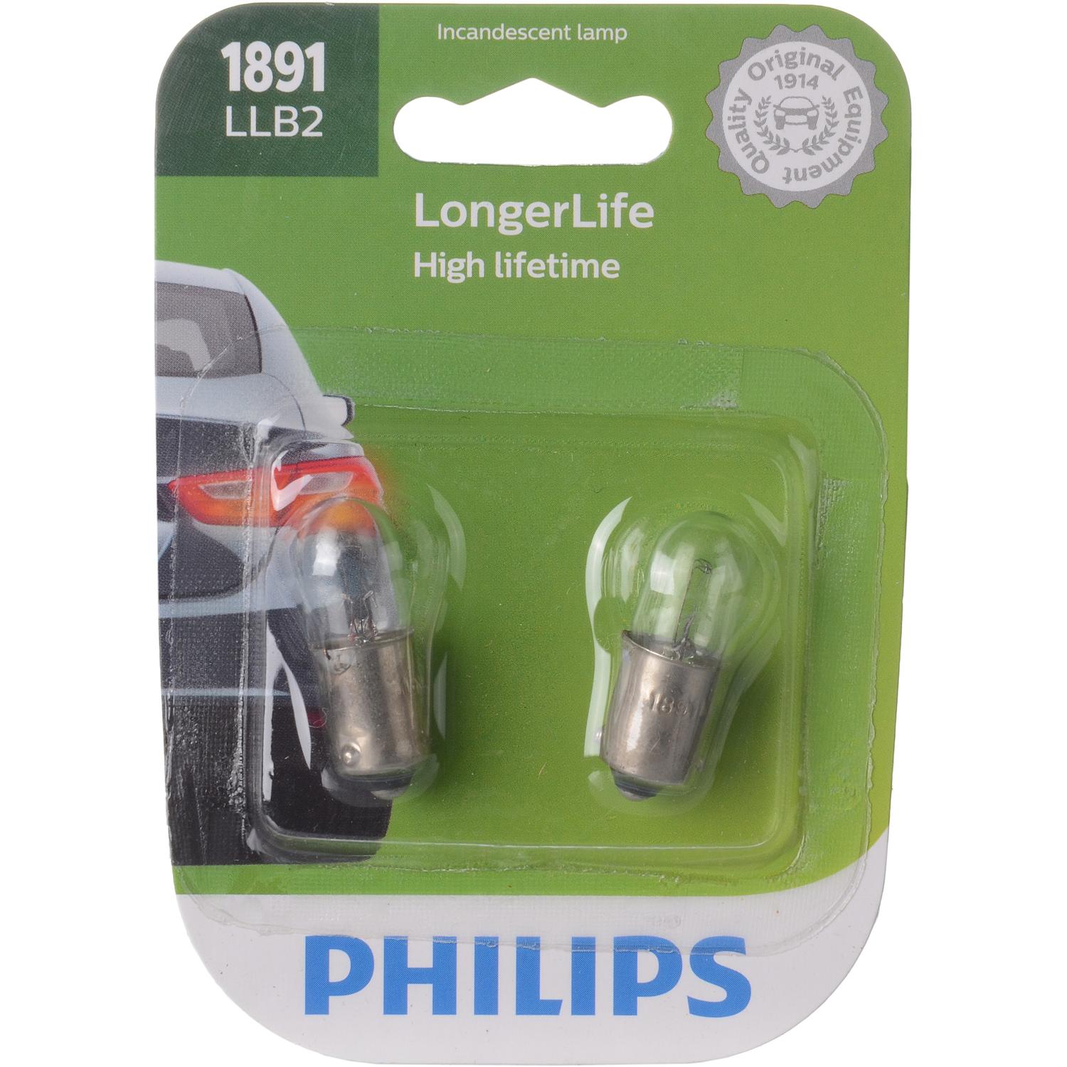 Philips 1891LLB2 - Instrument Panel Light Bulb Philips 1891LLB2 Ash Tray Light Bulb product image 7 of 10