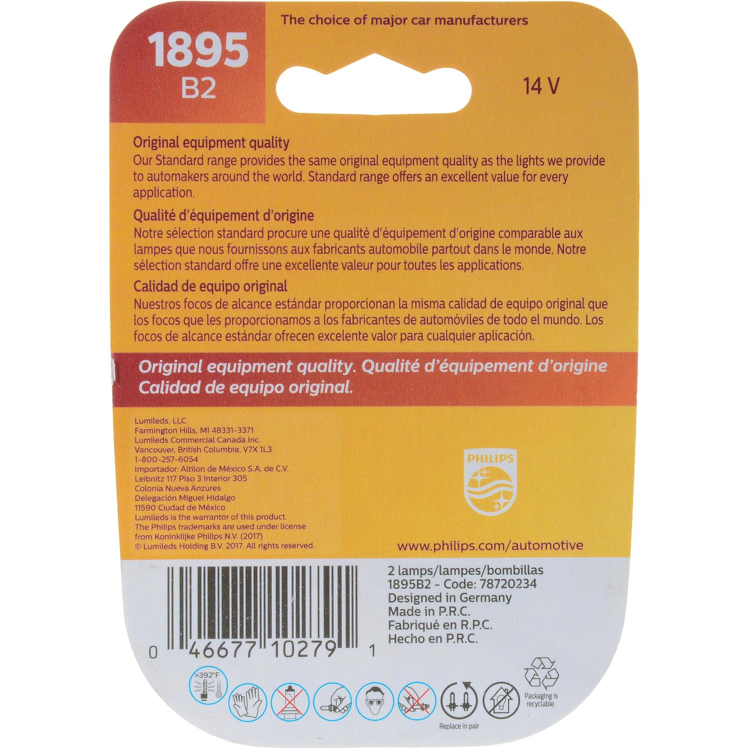 Philips 1895B2 Ash Tray Light Bulb product image 6 of 10