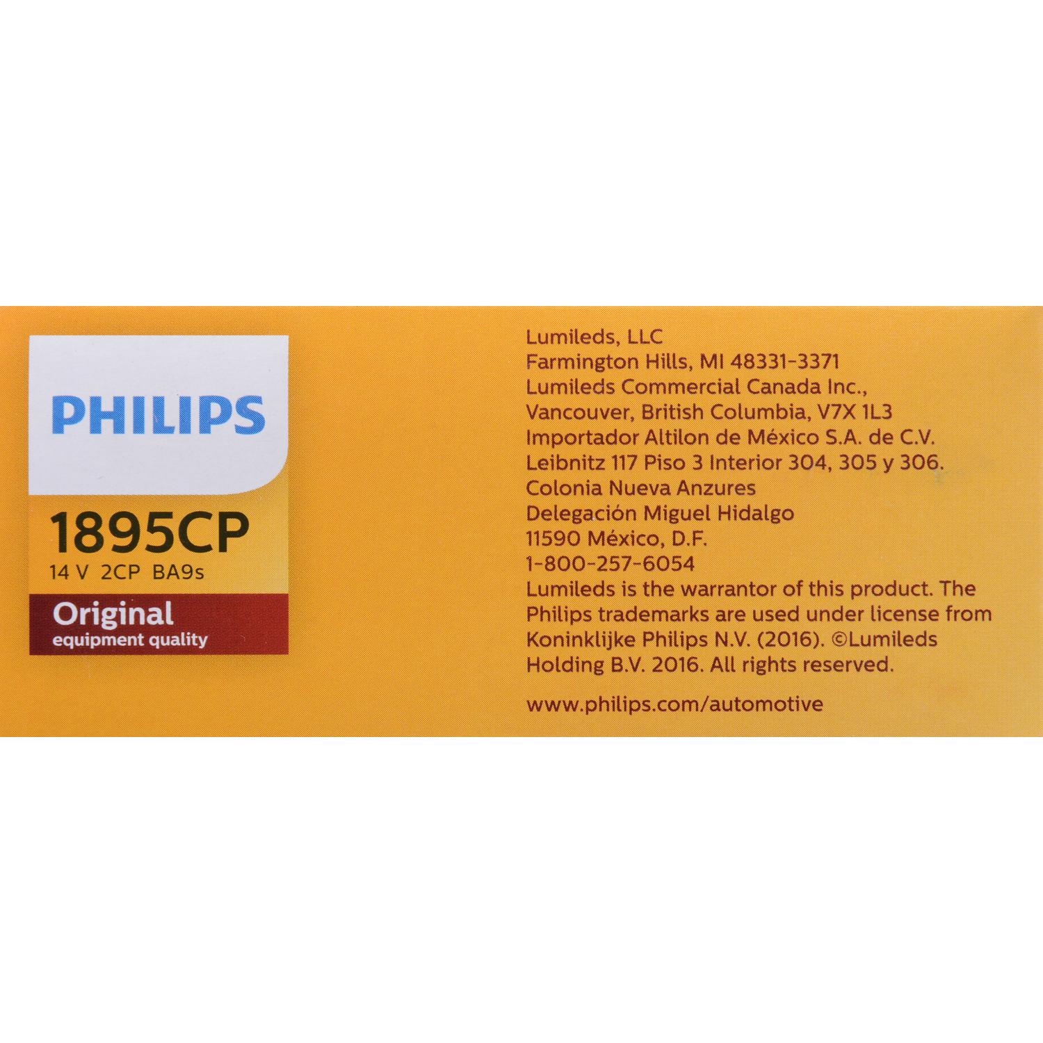 Philips 1895CP - Instrument Panel Light Bulb Philips 1895CP Ash Tray Light Bulb product image 5 of 9