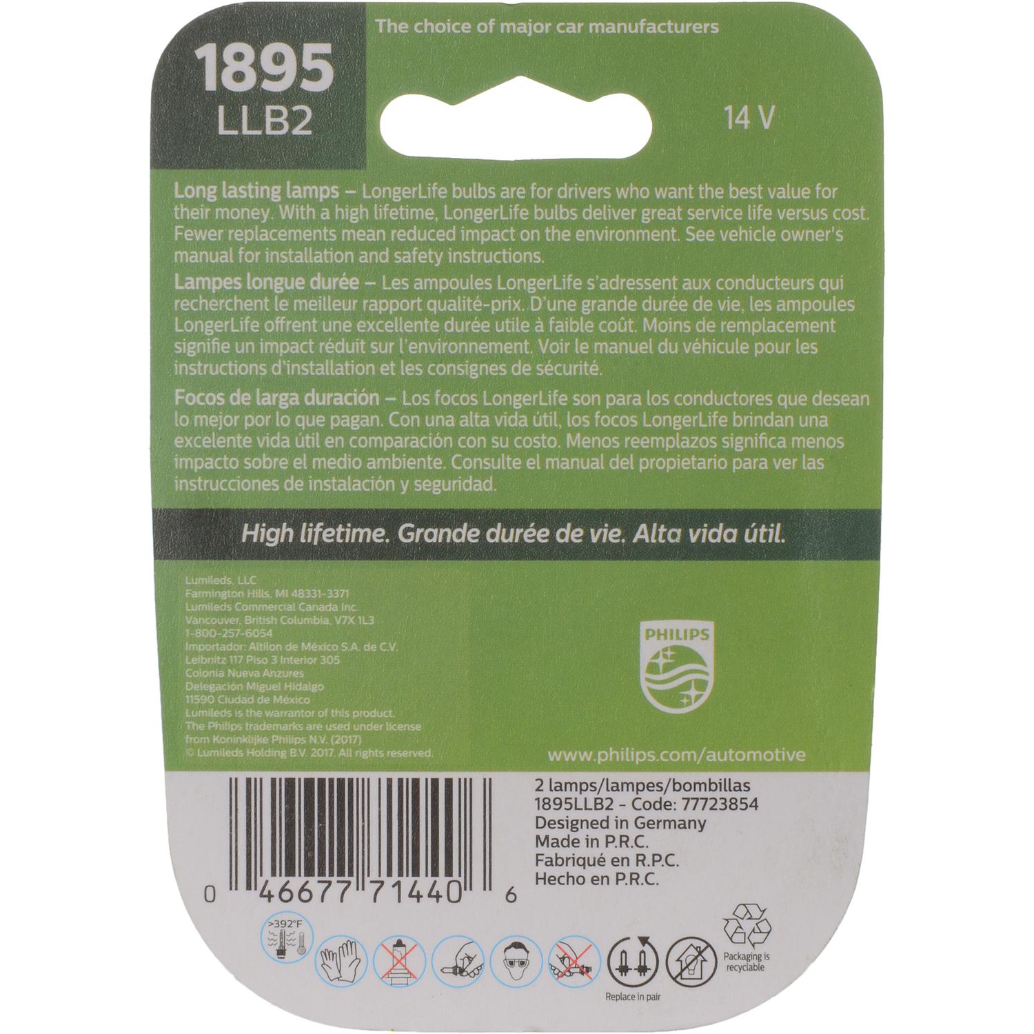 Philips 1895LLB2 Ash Tray Light Bulb product image 6 of 10