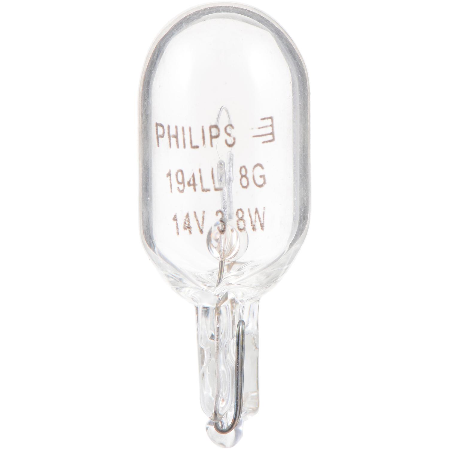 Philips 194LLCP - Multi Purpose Light Bulb Philips 194LLCP Ash Tray Light Bulb product image 10 of 10