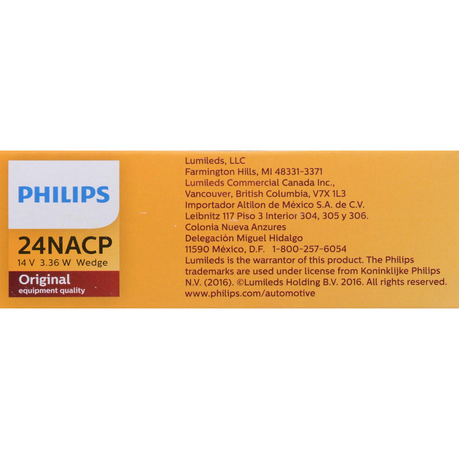 Philips 24NACP - Turn Signal Light Bulb Philips 24NACP Parking Light Bulb product image 5 of 9