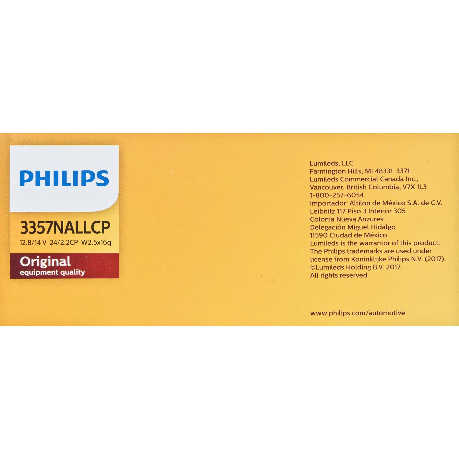 Philips 3357NALLCP - Multi Purpose Light Bulb Philips 3357NALLCP Daytime Running Light Bulb product image 5 of 9