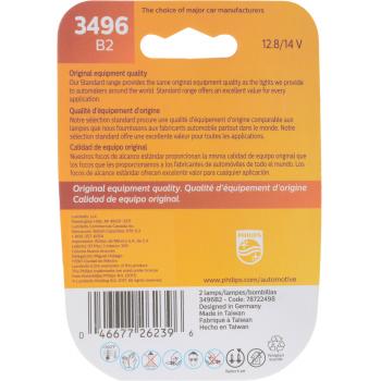 Philips 3496B2 - Turn Signal Light Bulb Philips 3496B2 Brake Light Bulb product image 6 of 10