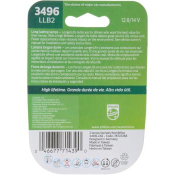 Philips 3496LLB2 Brake Light Bulb product image 6 of 10