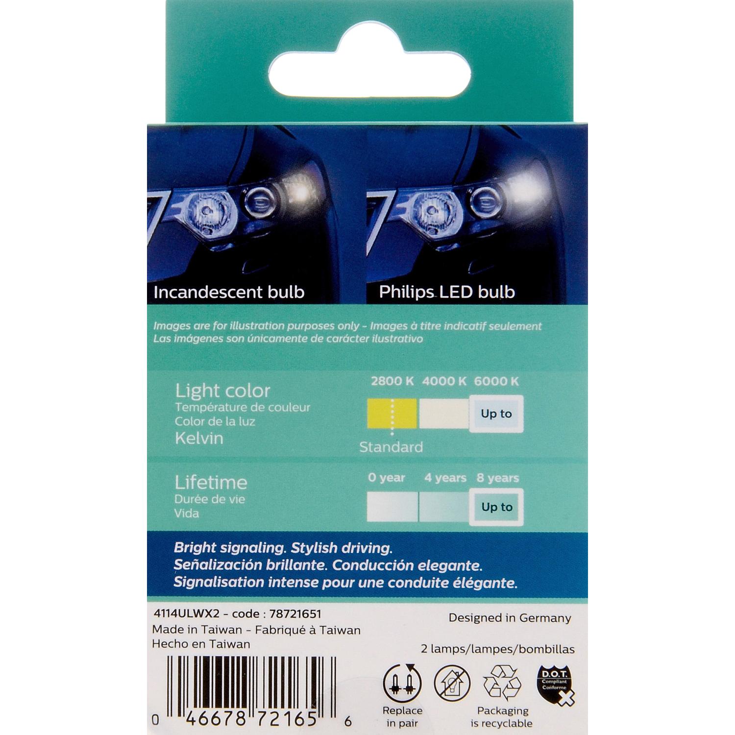 Philips 4114WLED Daytime Running Light Bulb product image 6 of 10