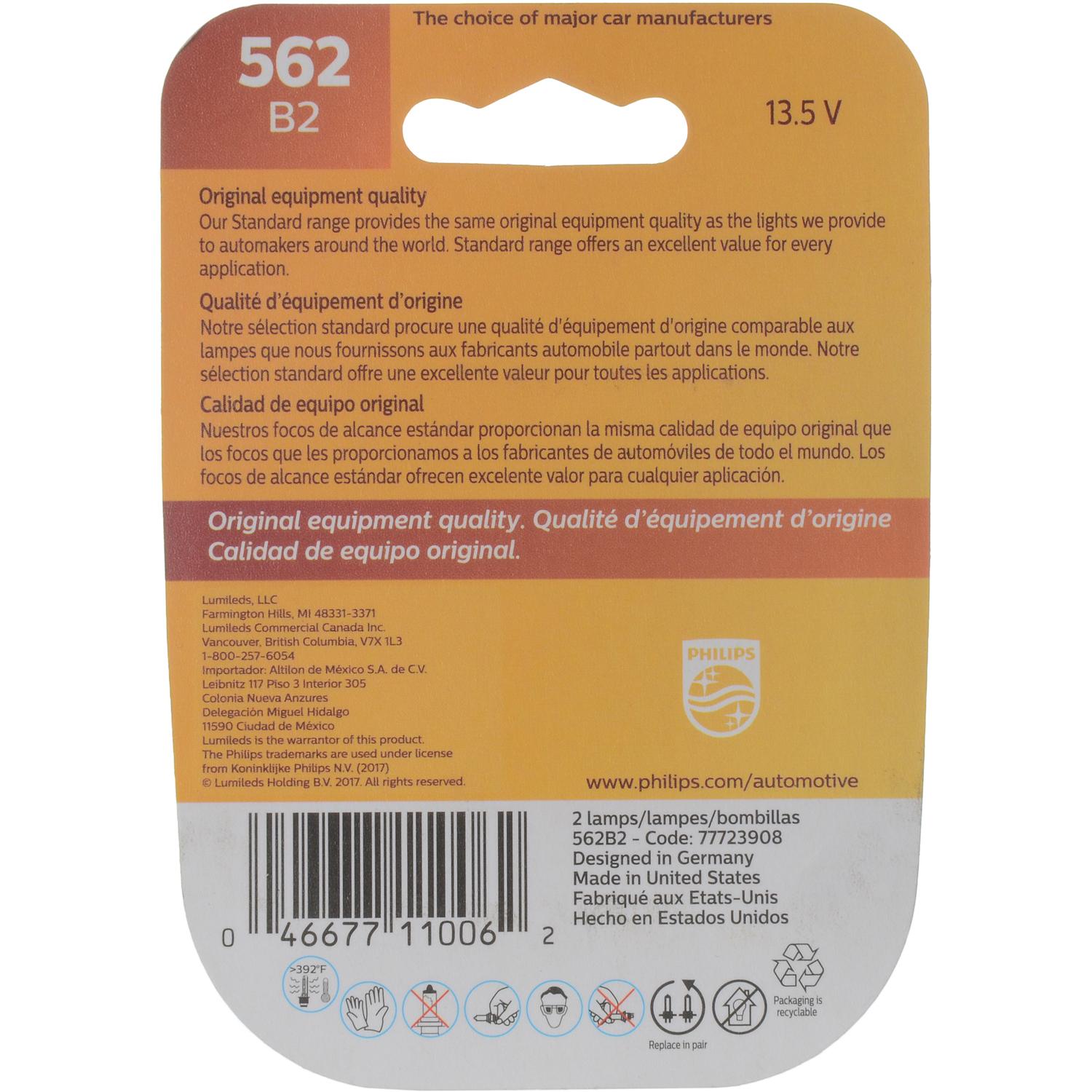 Philips 562B2 Cargo Box Light Bulb product image 6 of 10