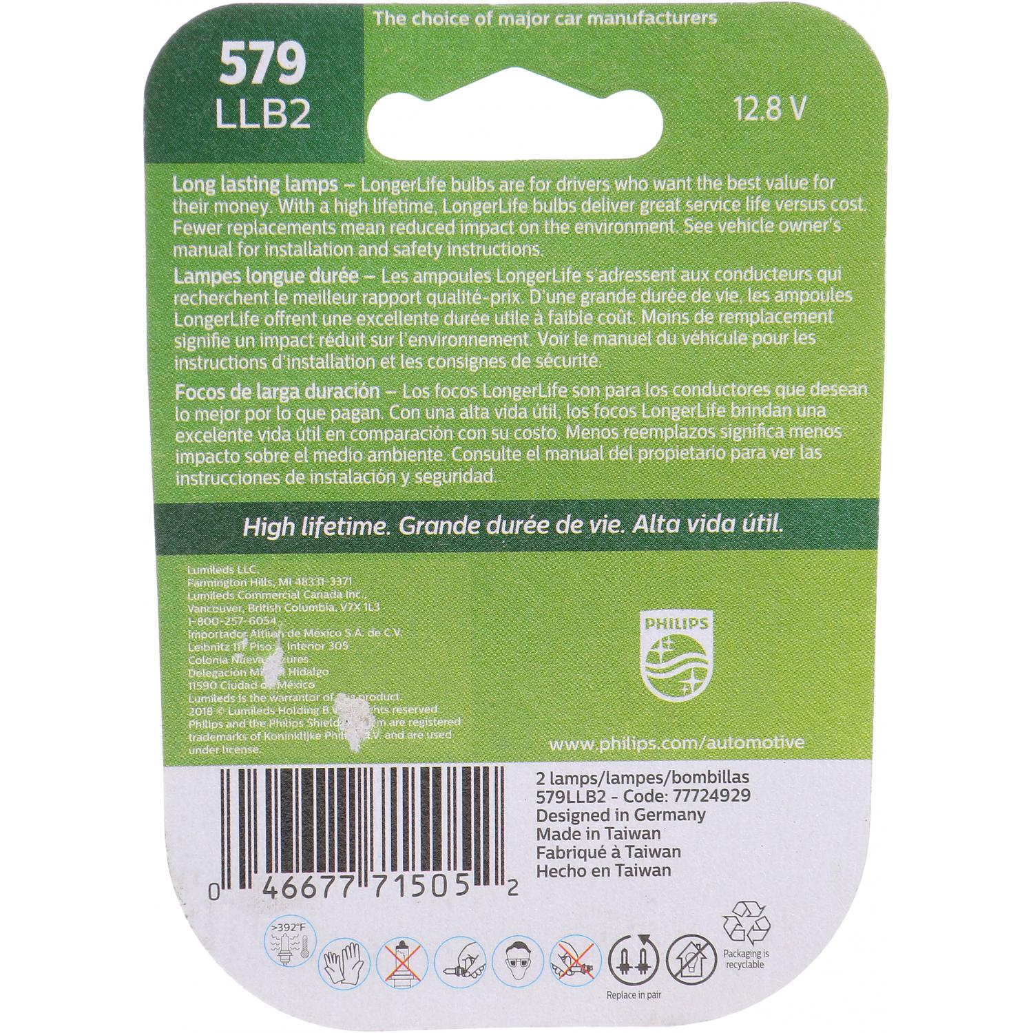 Philips 579LLB2 Courtesy Light Bulb product image 6 of 10