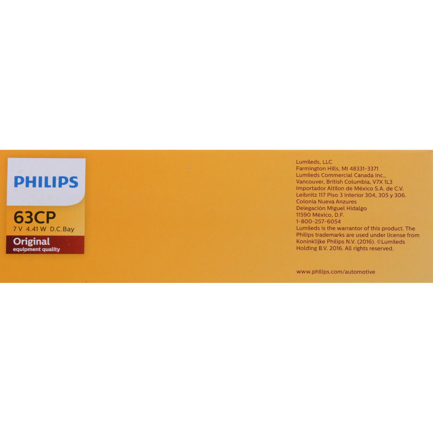 Philips 63CP - Multi Purpose Light Bulb Philips 63CP Clock Light Bulb product image 5 of 9