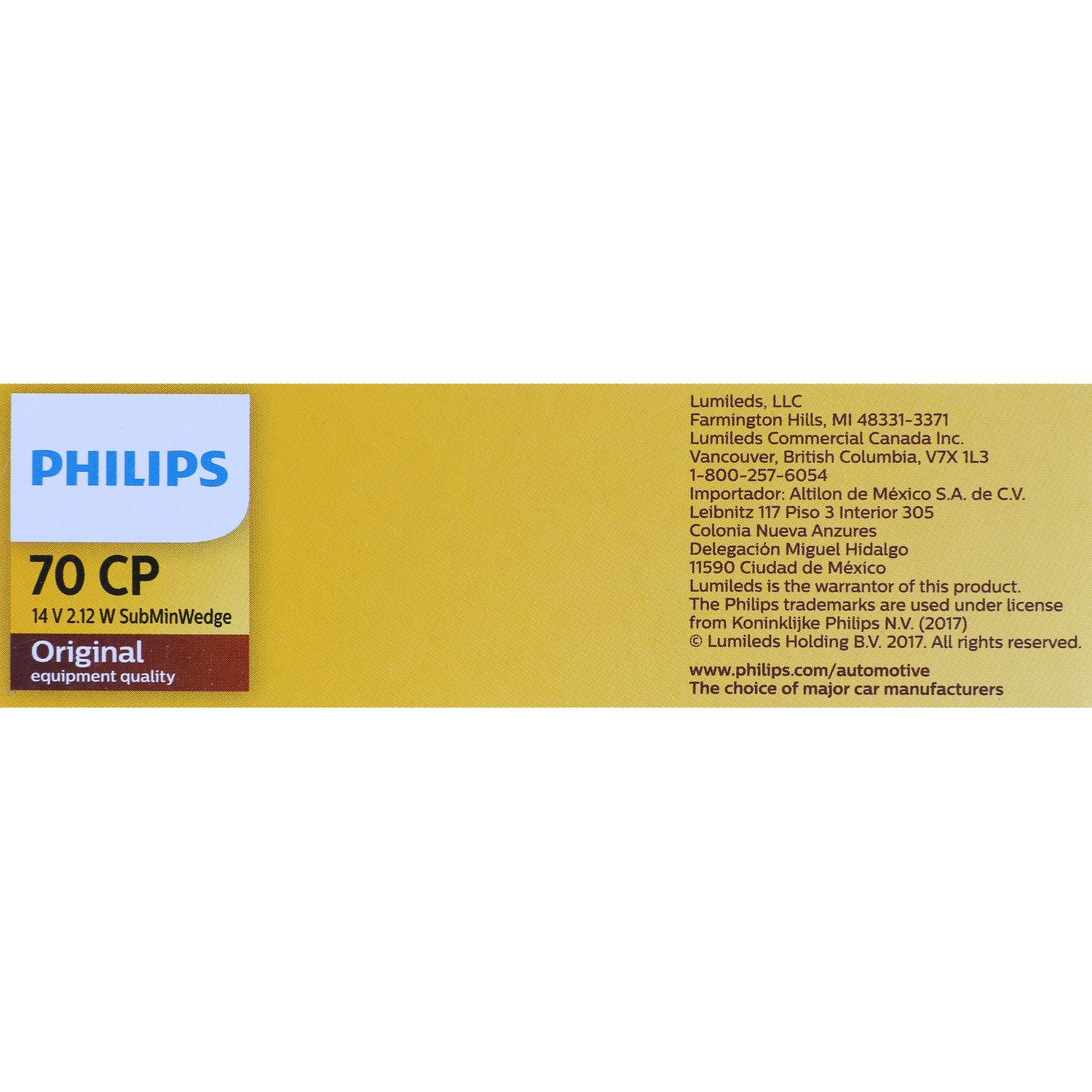 Philips 70CP - Multi Purpose Light Bulb Philips 70CP Ash Tray Light Bulb product image 6 of 10