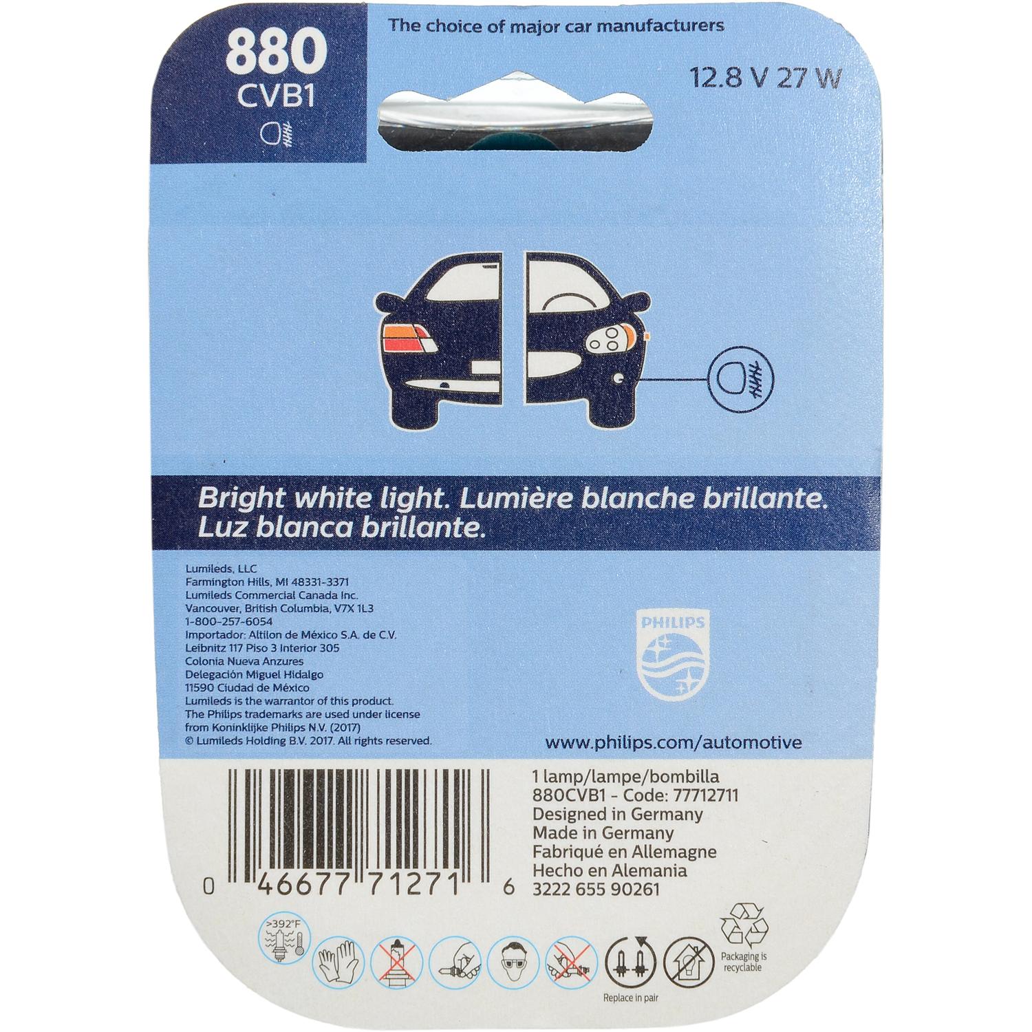 Philips 880CVB1 - Cornering Light Bulb Philips 880CVB1 Cornering Light Bulb product image 6 of 10