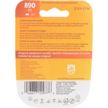 Philips 890B1 - Turn Signal Light Bulb Philips 890B1 Back Up Light Bulb product image 6 of 10