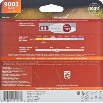 Philips 9003XVB2 - Turn Signal Light Bulb Philips 9003XVB2 Daytime Running Light Bulb product image 5 of 8