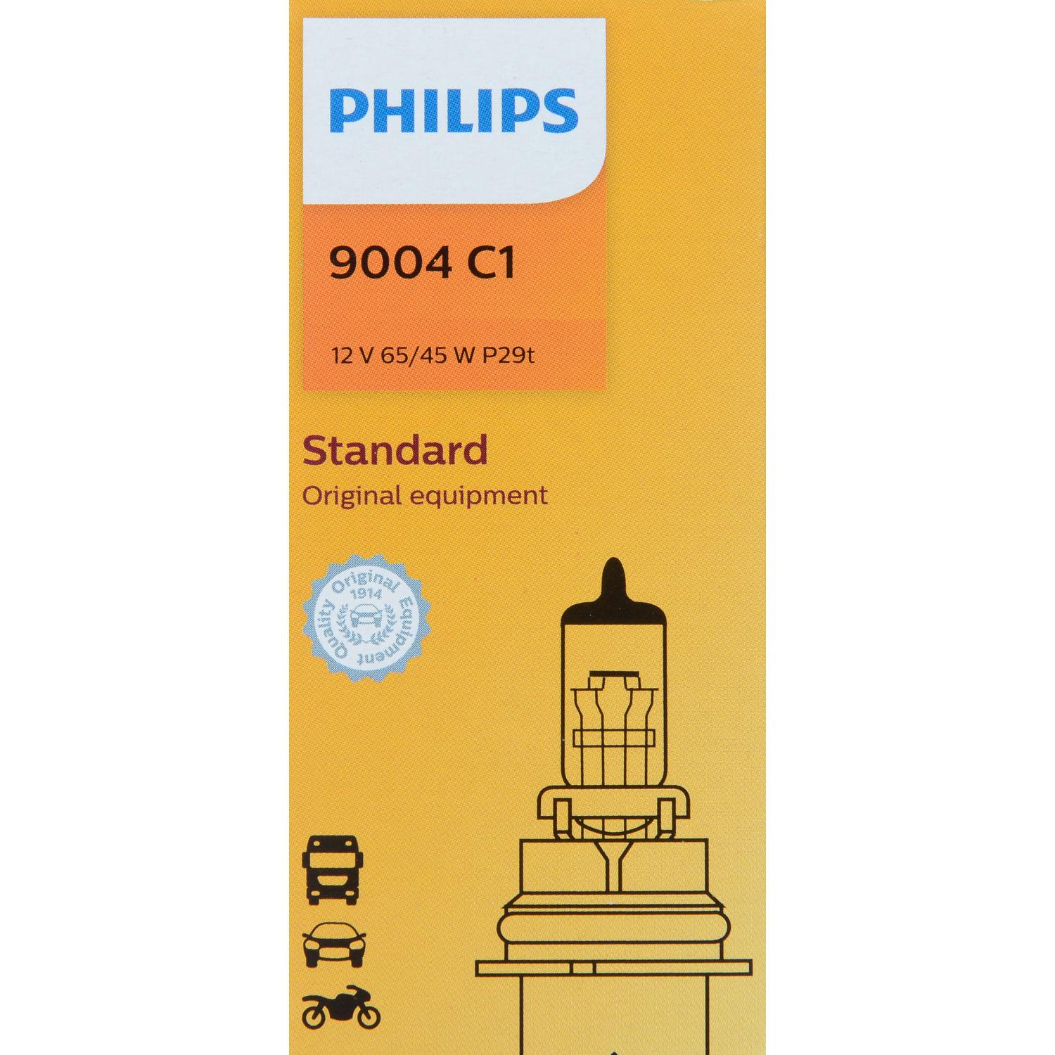 Philips 9004C1 - Headlight Bulb Philips 9004C1 Headlight Bulb product image 6 of 9
