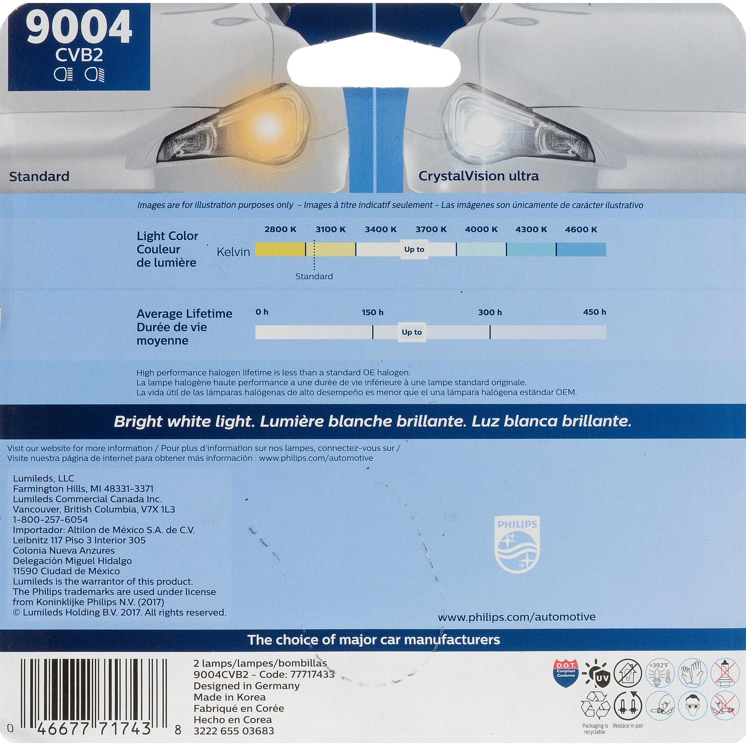 Philips 9004CVB2 - Headlight Bulb Philips 9004CVB2 Headlight Bulb product image 6 of 10