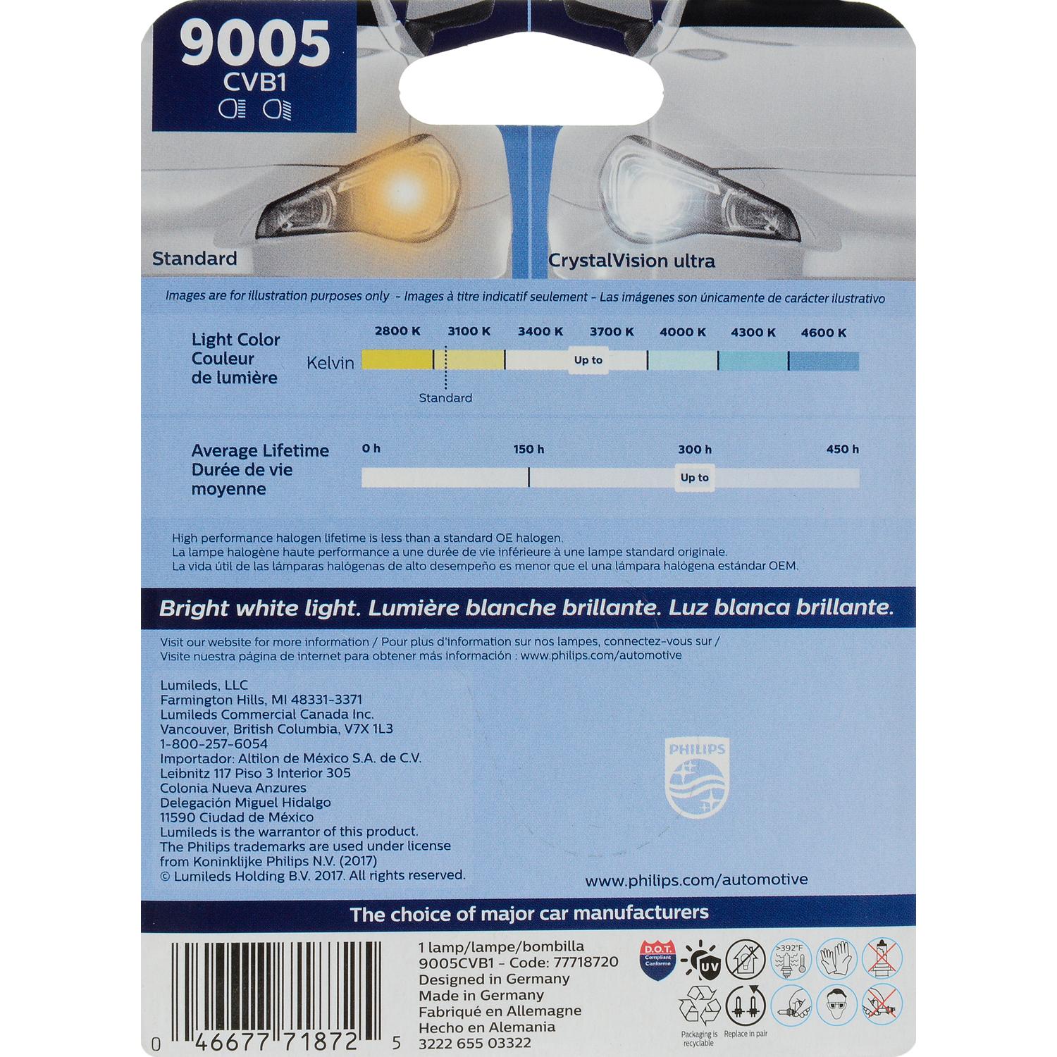 Philips 9005CVB1 - Daytime Running Light Bulb Philips 9005CVB1 Daytime Running Light Bulb product image 5 of 8