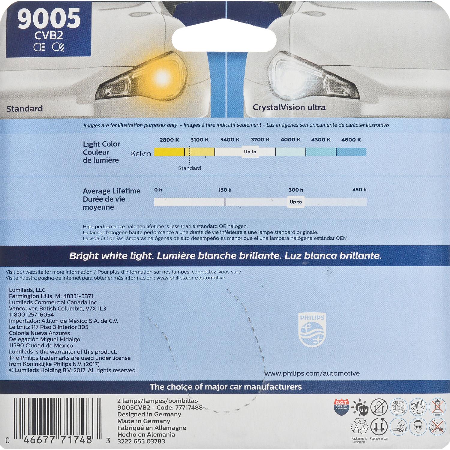 Philips 9005CVB2 - Daytime Running Light Bulb Philips 9005CVB2 Daytime Running Light Bulb product image 5 of 8