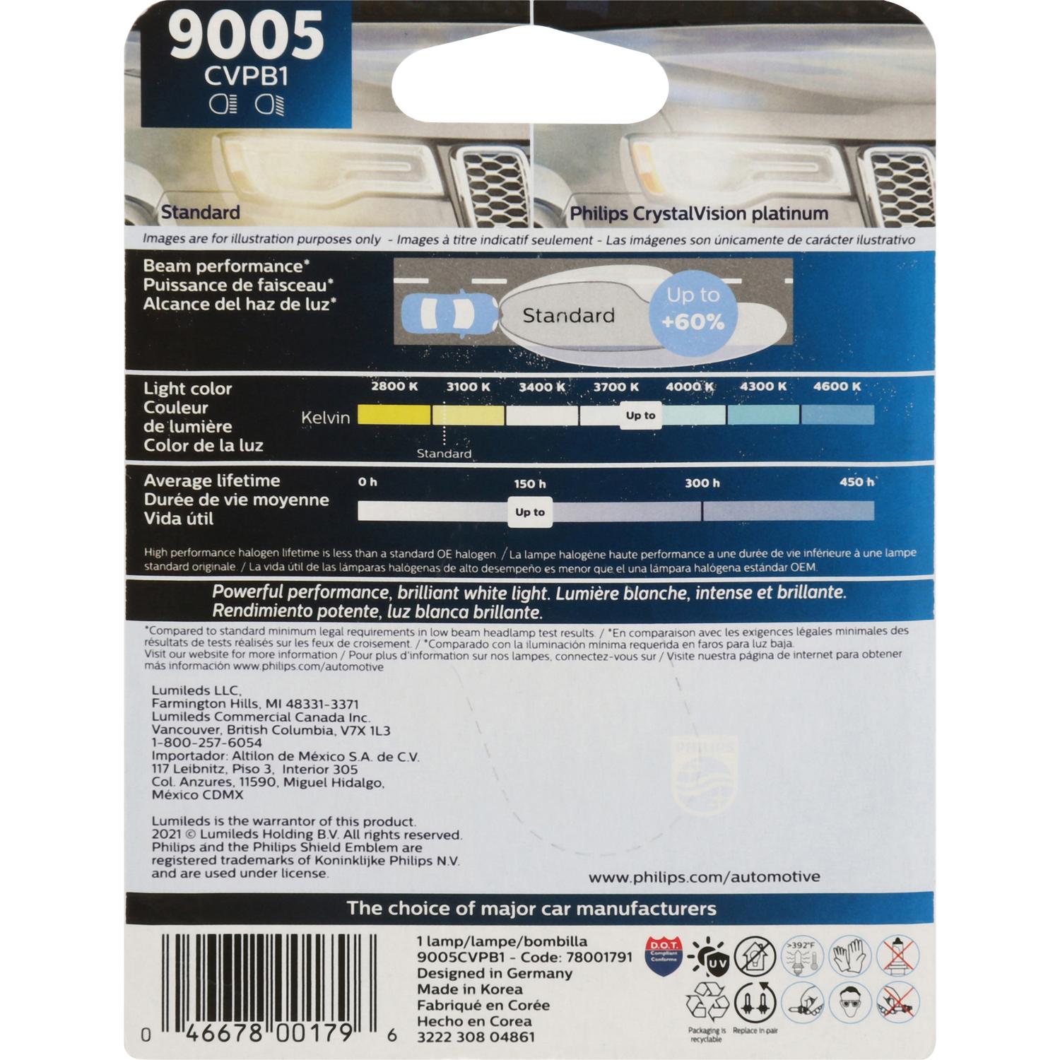 Philips 9005CVPB1 - Daytime Running Light Bulb Philips 9005CVPB1 Daytime Running Light Bulb product image 1 of 12