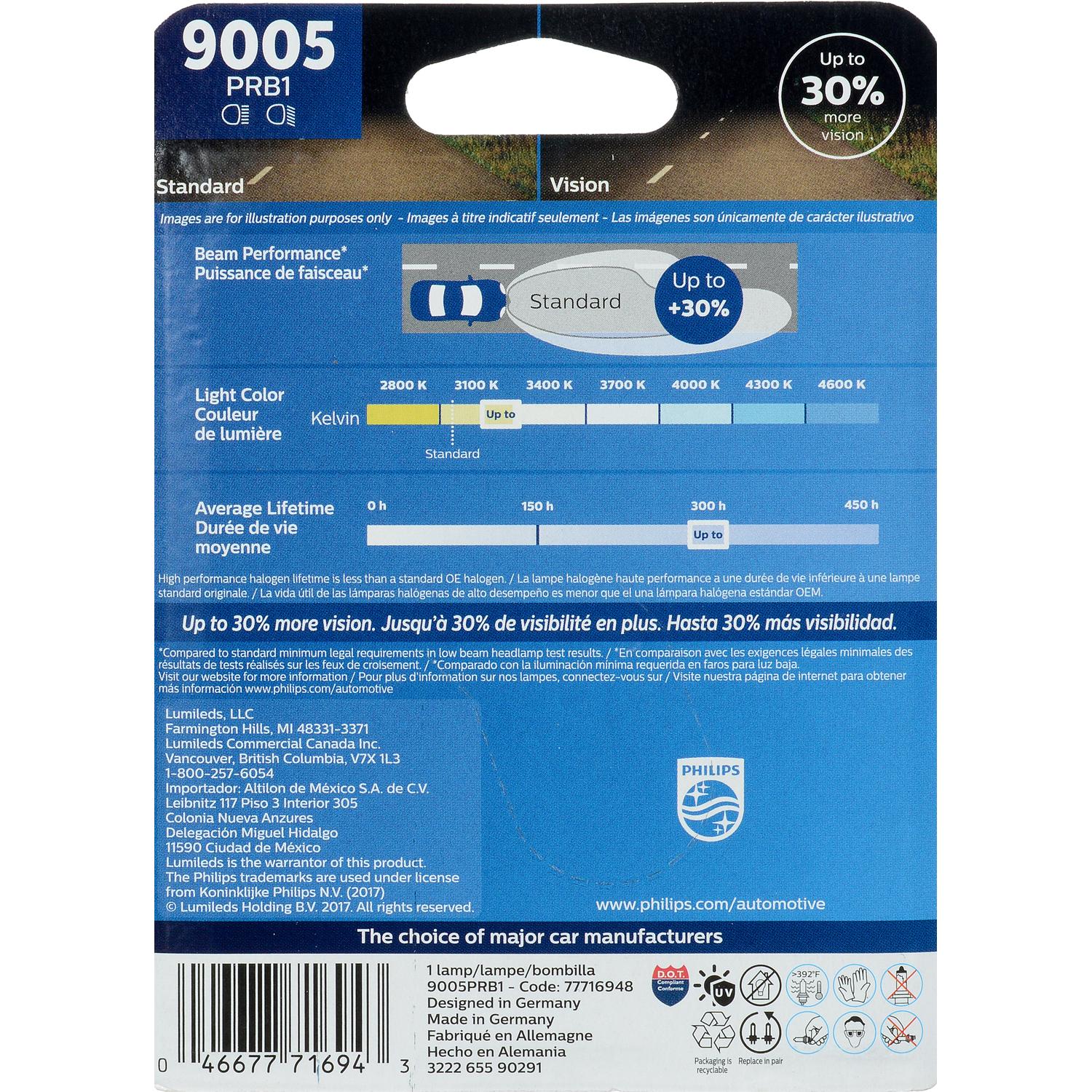 Philips 9005PRB1 - Daytime Running Light Bulb Philips 9005PRB1 Daytime Running Light Bulb product image 5 of 8