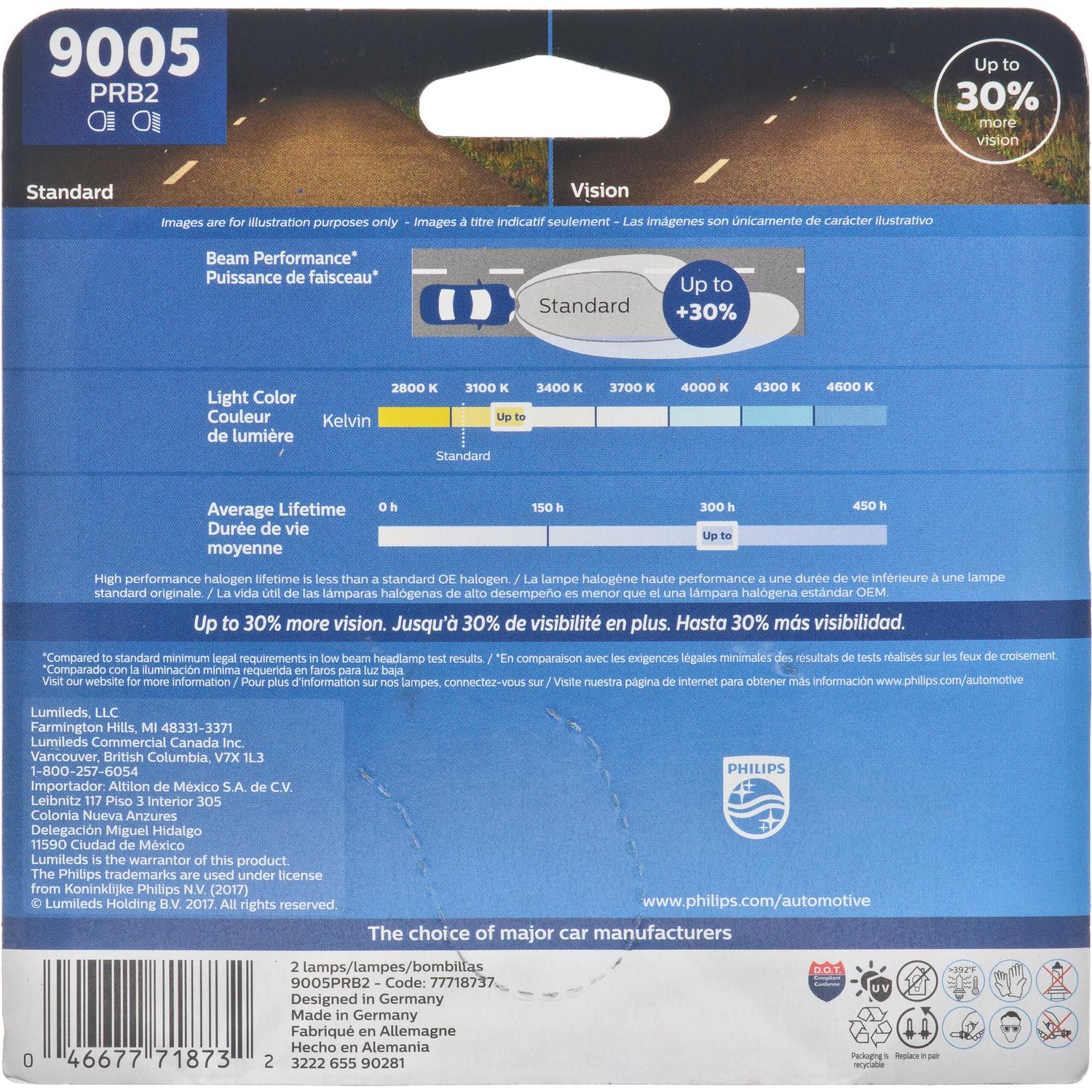 Philips 9005PRB2 - Daytime Running Light Bulb Philips 9005PRB2 Daytime Running Light Bulb product image 5 of 8