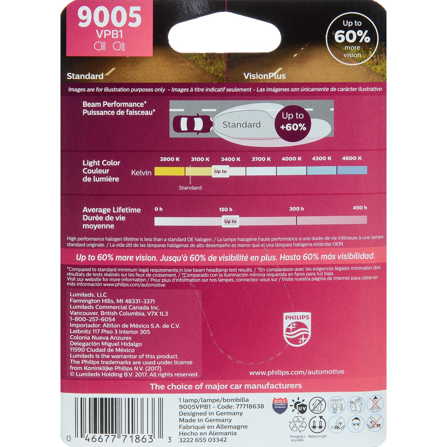 Philips 9005VPB1 - Daytime Running Light Bulb Philips 9005VPB1 Daytime Running Light Bulb product image 6 of 10