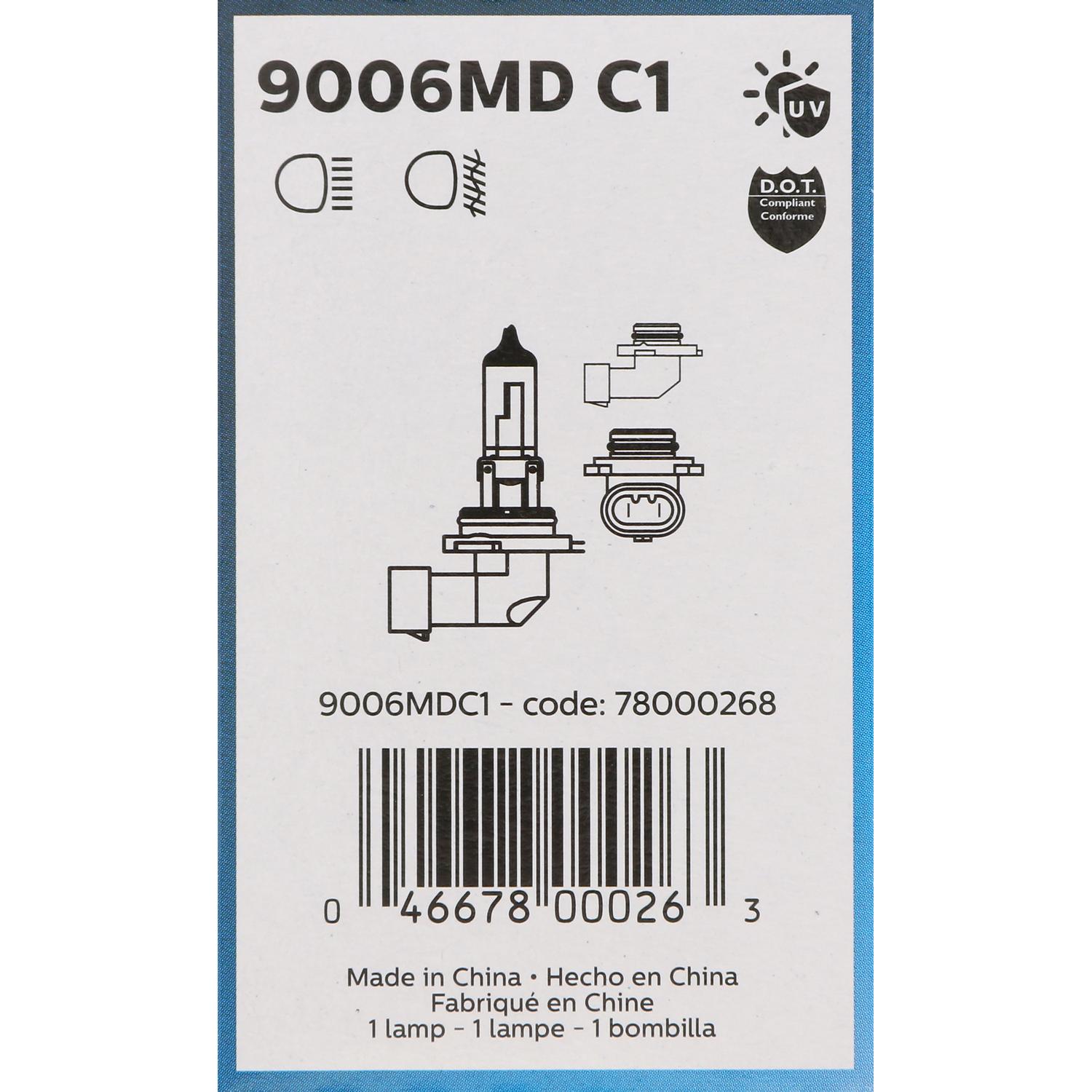 Philips 9006MDC1 - Turn Signal Light Bulb Philips 9006MDC1 Daytime Running Light Bulb product image 9 of 10