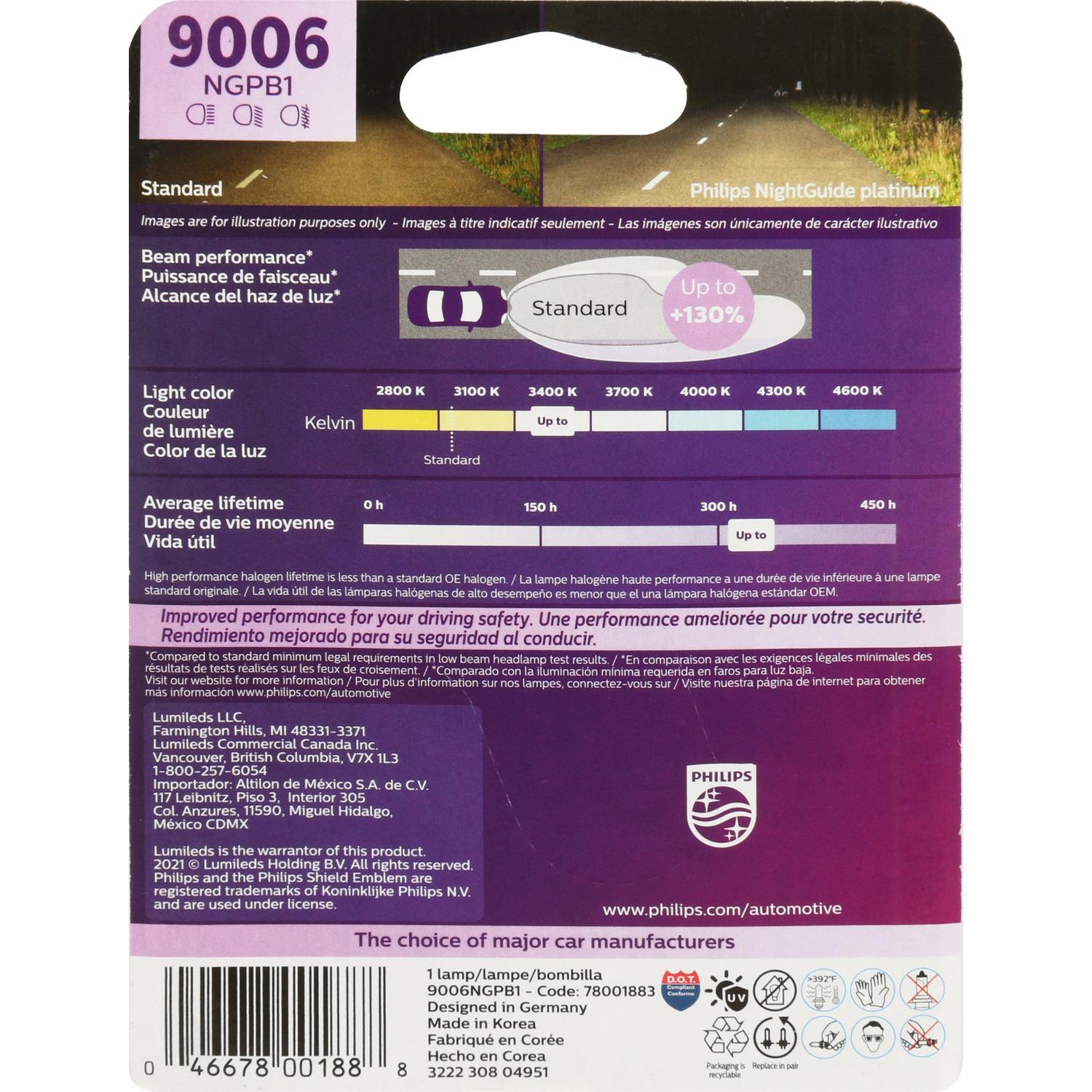 Philips 9006NGPB1 Daytime Running Light Bulb product image 1 of 22