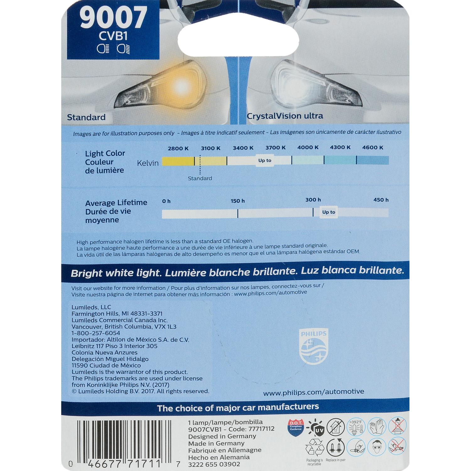 Philips 9007CVB1 - Daytime Running Light Bulb Philips 9007CVB1 Daytime Running Light Bulb product image 6 of 10
