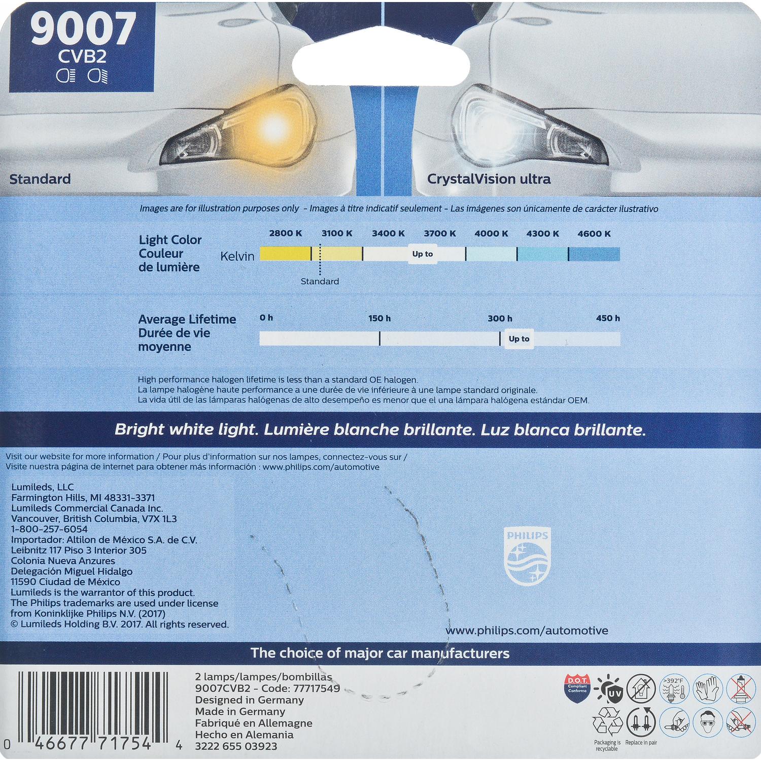 Philips 9007CVB2 - Daytime Running Light Bulb Philips 9007CVB2 Daytime Running Light Bulb product image 5 of 8