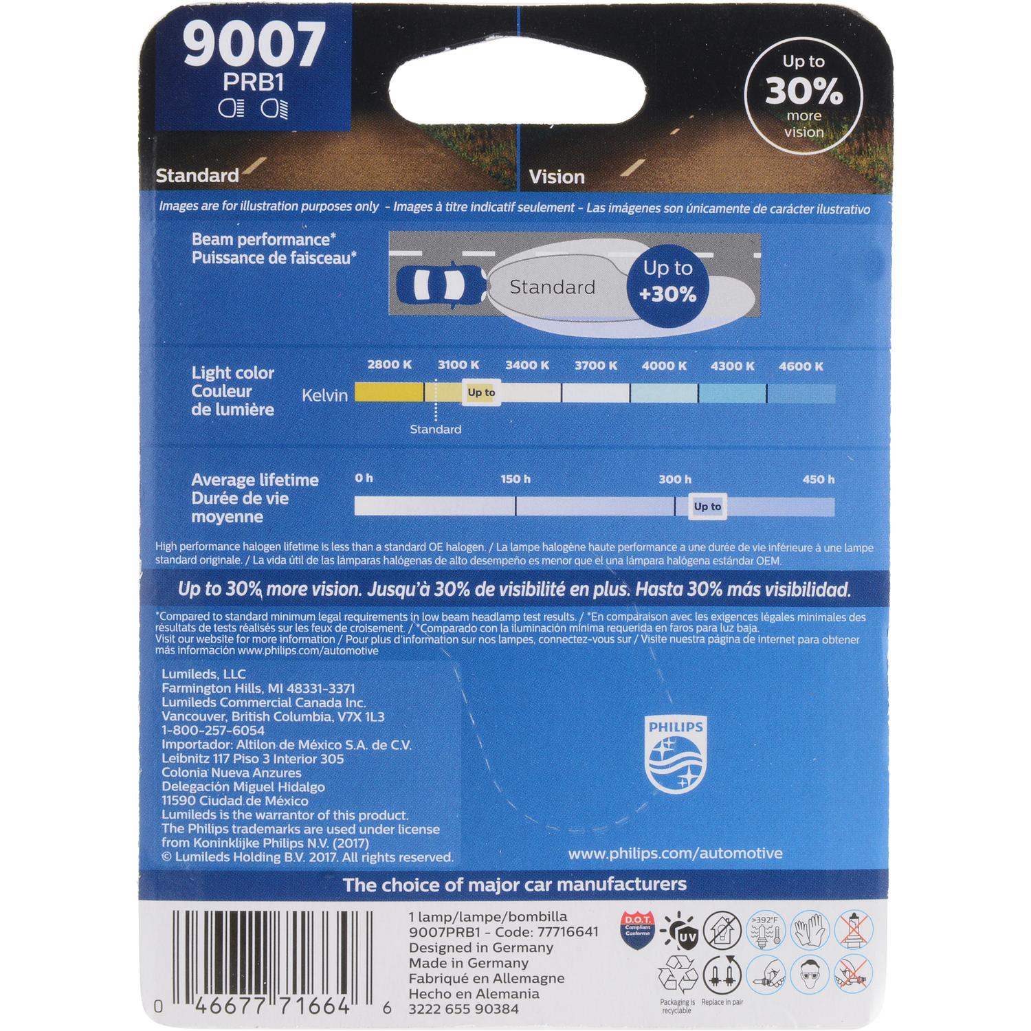 Philips 9007PRB1 - Daytime Running Light Bulb Philips 9007PRB1 Daytime Running Light Bulb product image 6 of 10