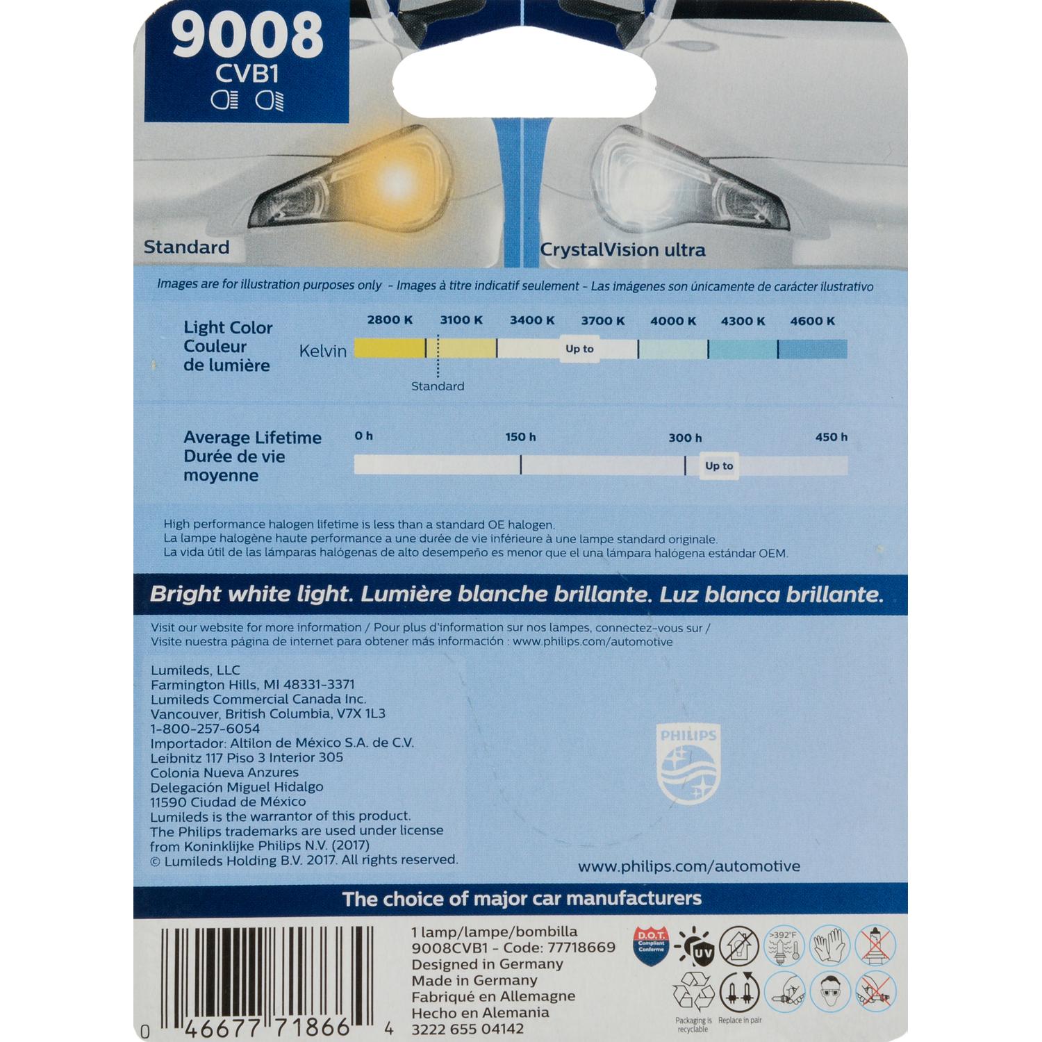 Philips 9008CVB1 Daytime Running Light Bulb product image 6 of 10