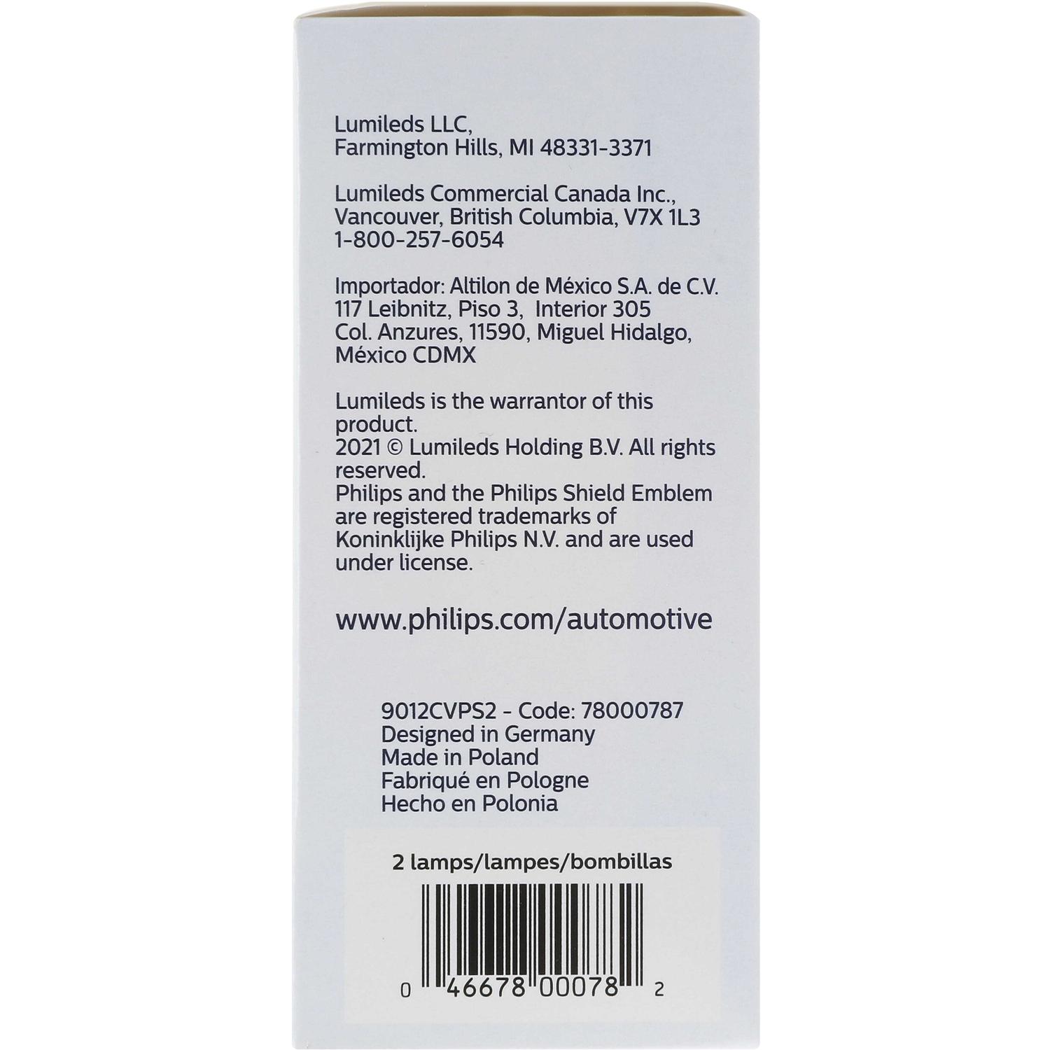 Philips 9012CVPS2 Daytime Running Light Bulb product image 10 of 11