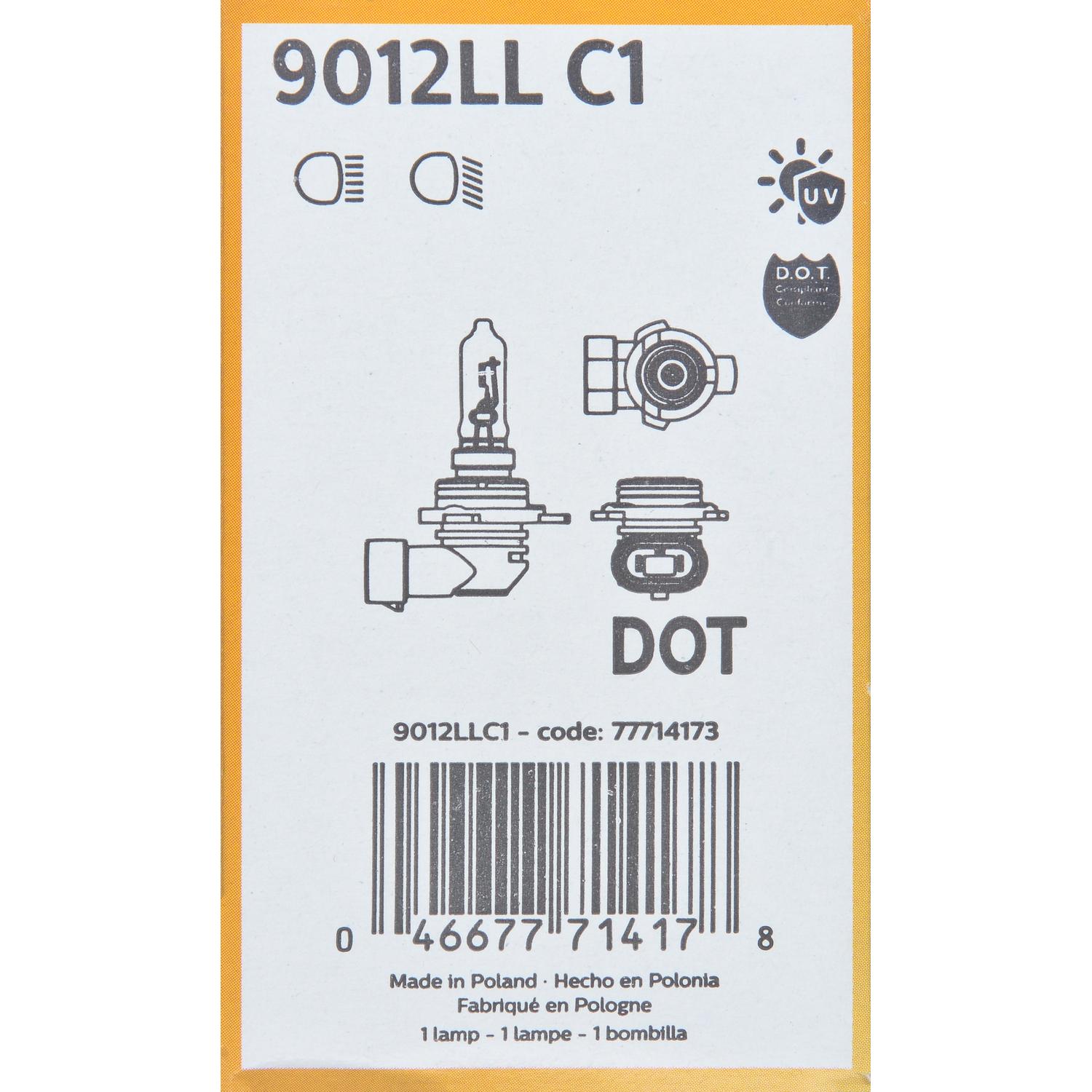 Philips 9012LLC1 - Daytime Running Light Bulb Philips 9012LLC1 Daytime Running Light Bulb product image 5 of 9
