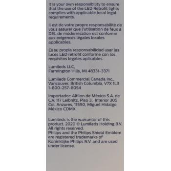 Philips 9012UELED Headlight Bulb product image 10 of 11